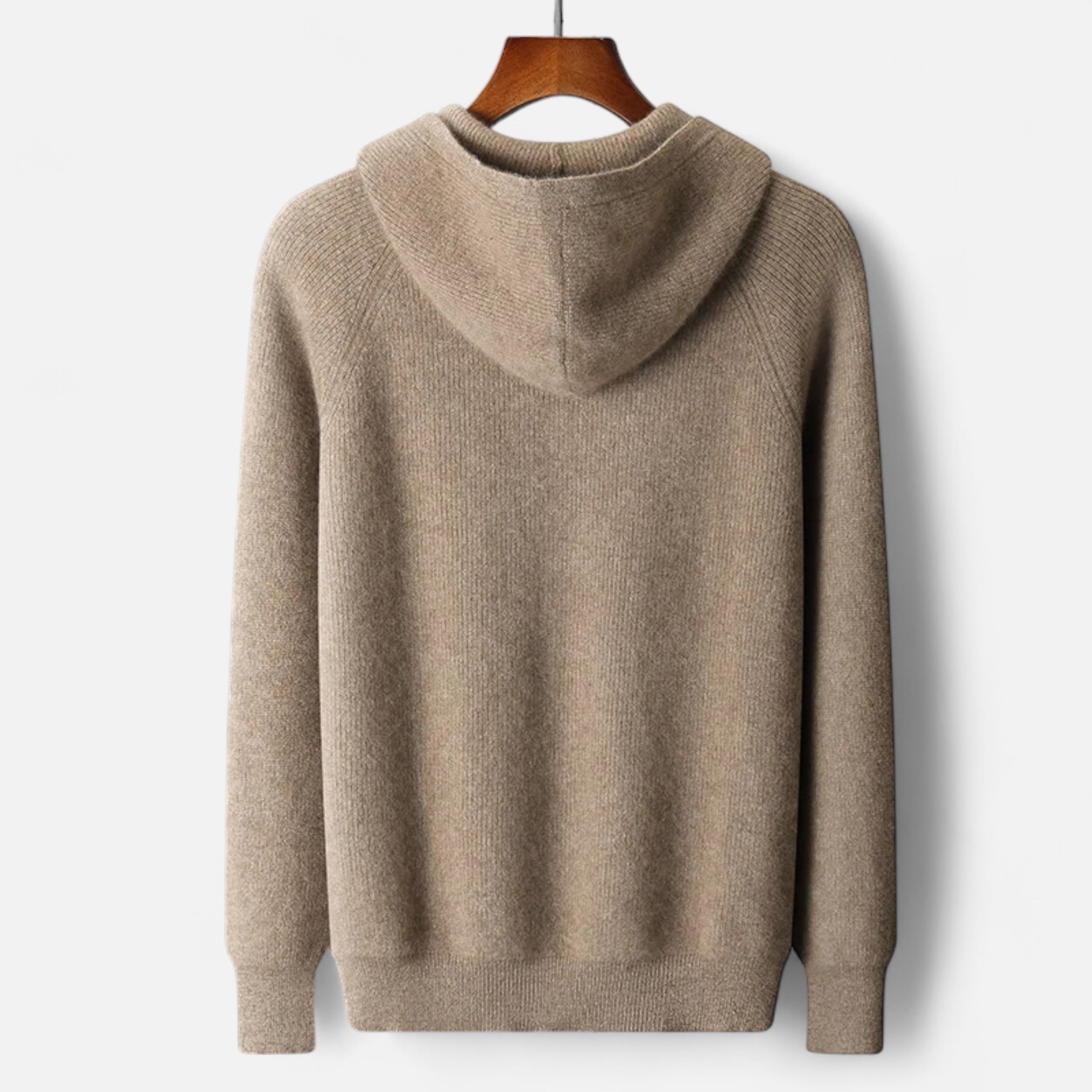 Old Ventuno | Men’s Zipped Hoodie – Heritage Merino Knitwear