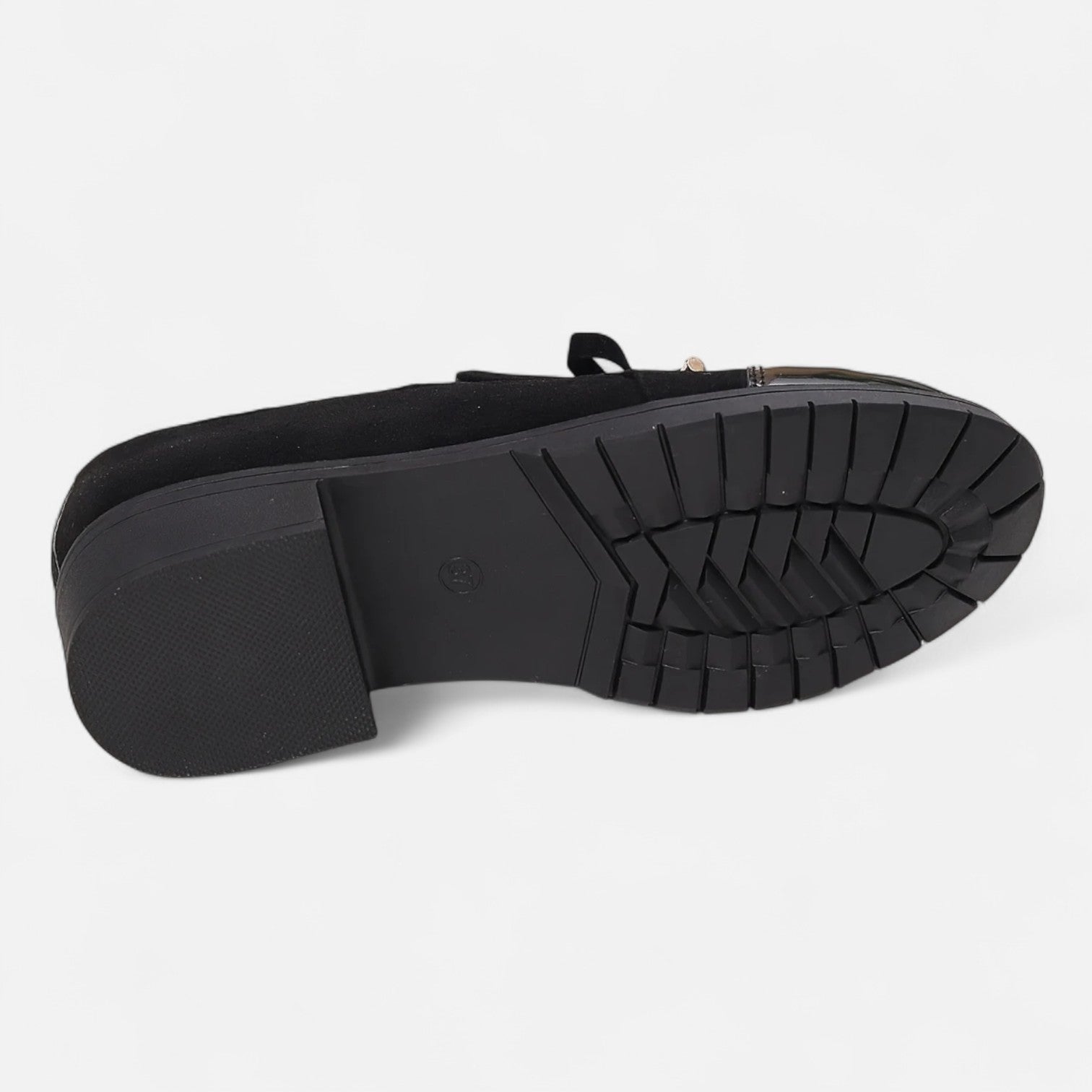 Old Ventuno | Women’s Retro Bow‑knot Chunky‑Heel Loafers