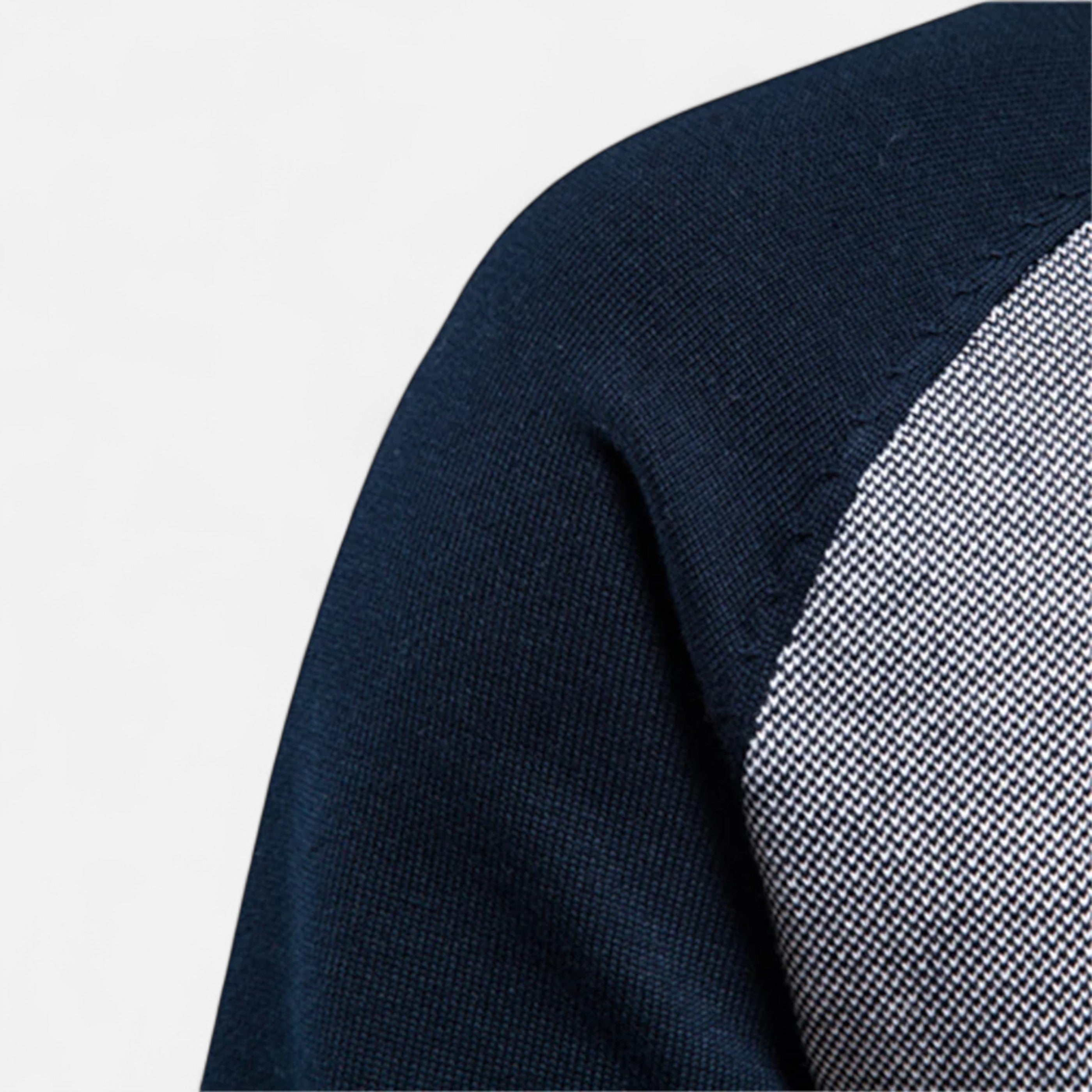 Old Ventuno | Men’s Zipped Sweater – Heritage Cotton Knit
