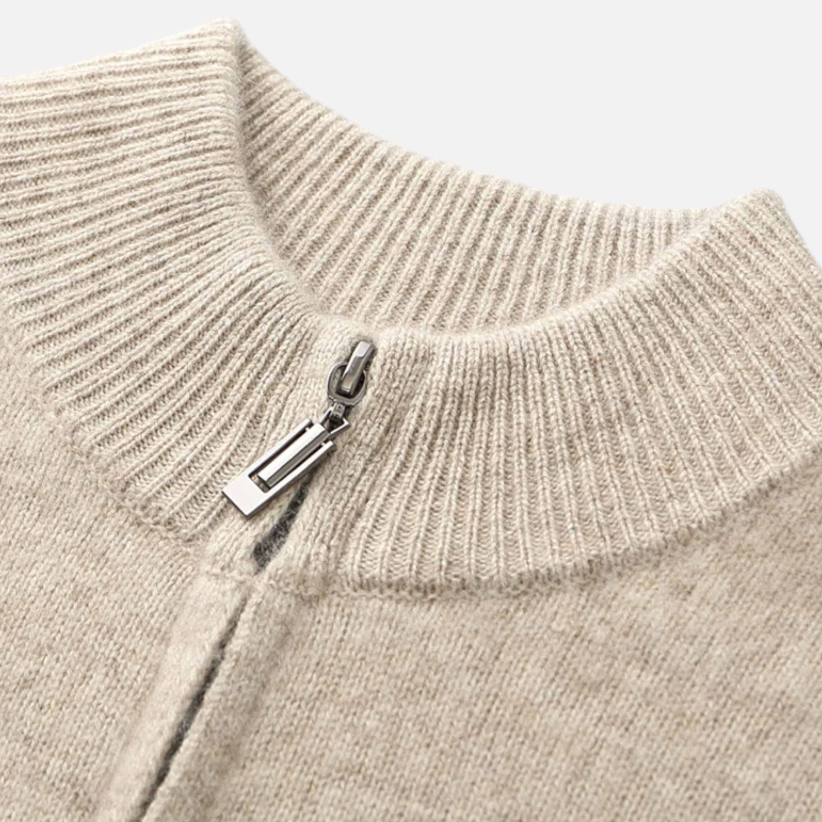 Old Ventuno | Men’s Zipped Sweater – Heritage Merino Knit