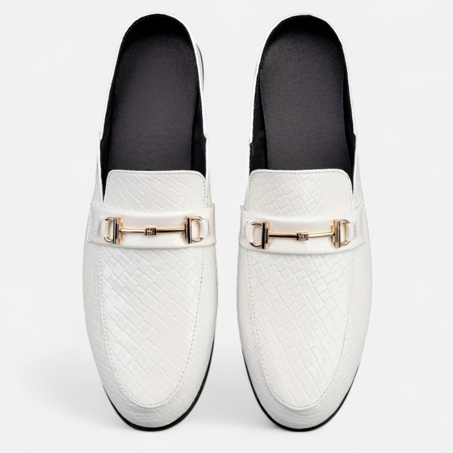 Old Ventuno | Men’s Dress Loafers – Buckled Round Toe Classic
