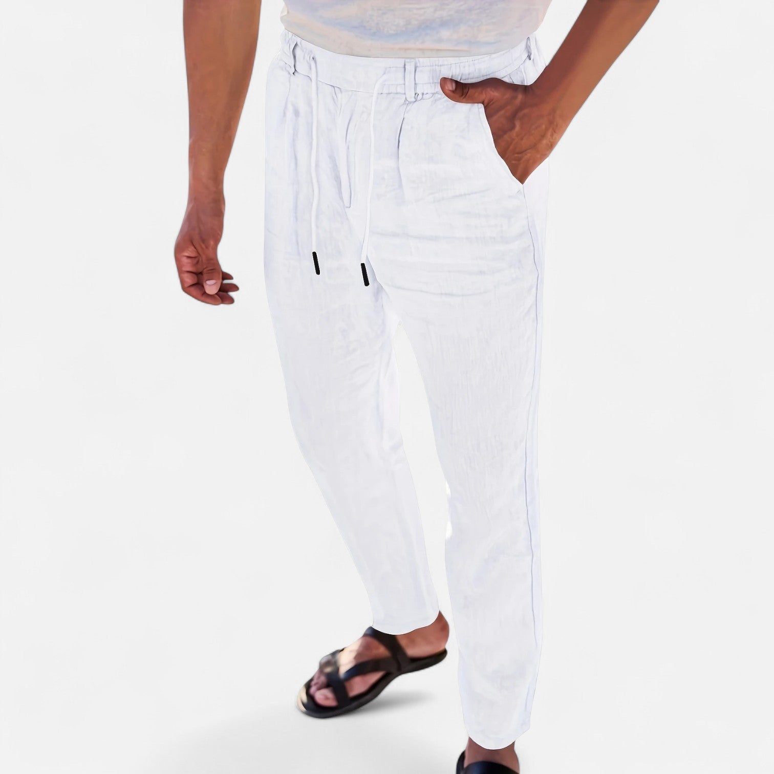 Old Ventuno | Men’s Linen Trousers – Heritage Lightweight Fit