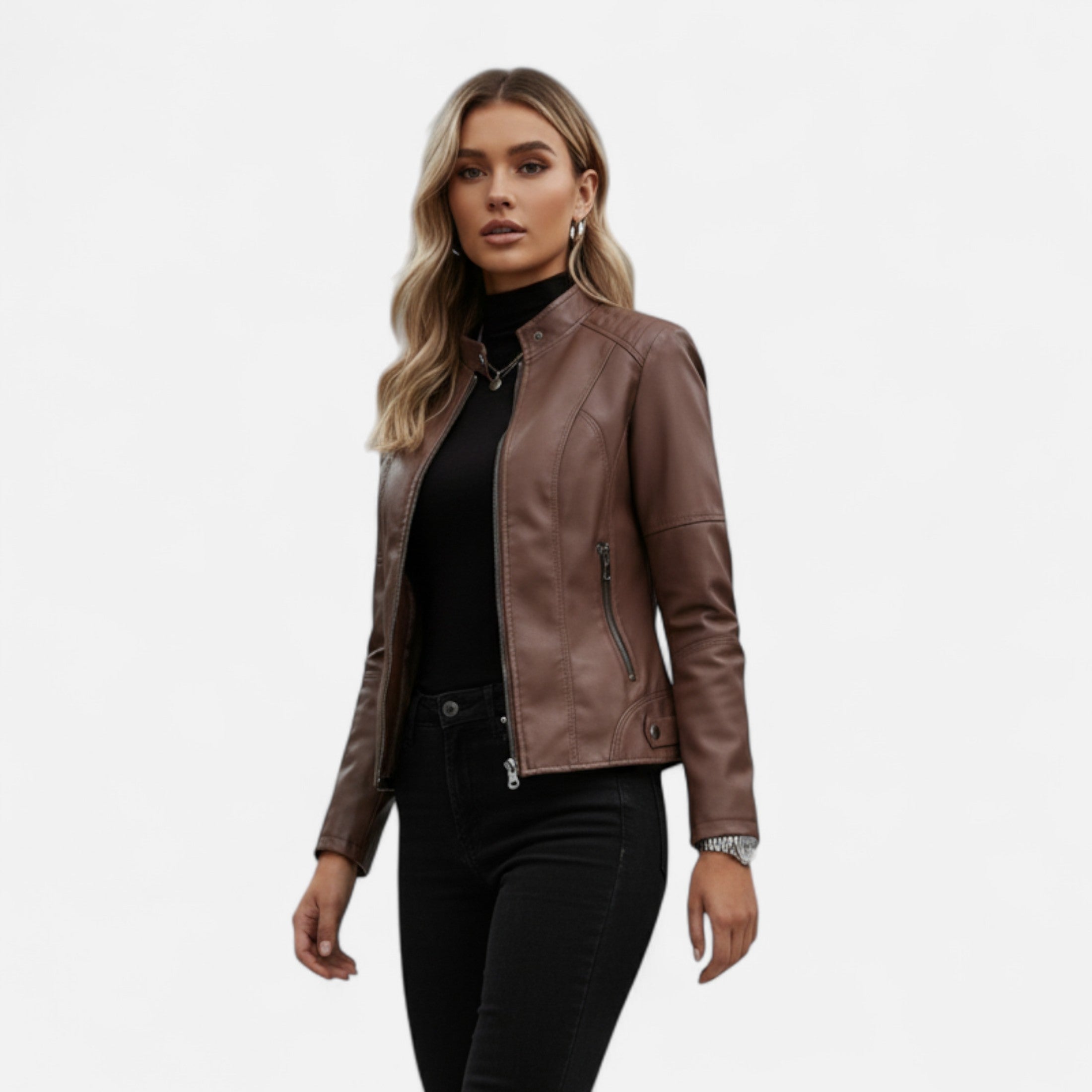 Old Ventuno | Women’s Leather Jacket– Heritage Chic