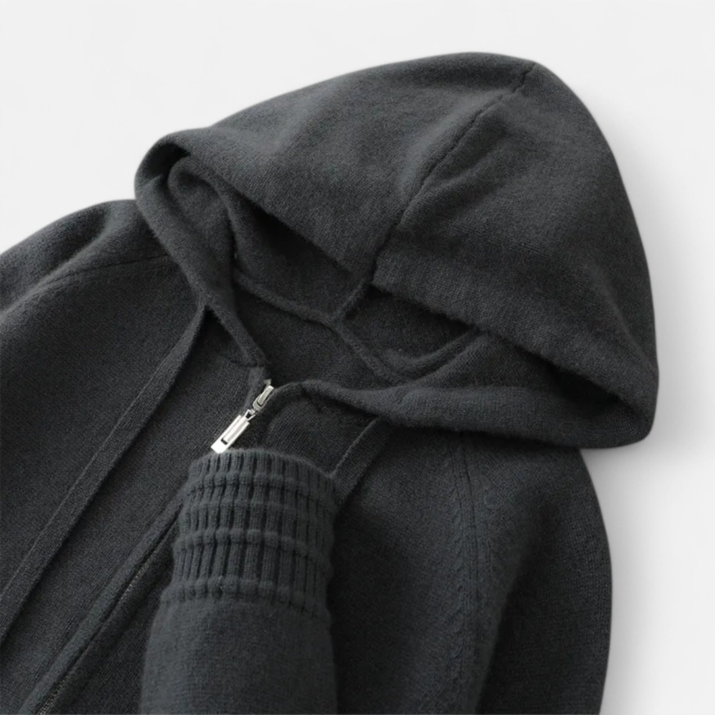 Old Ventuno | Men’s Hooded Cardigan – Refined Winter Knitwear