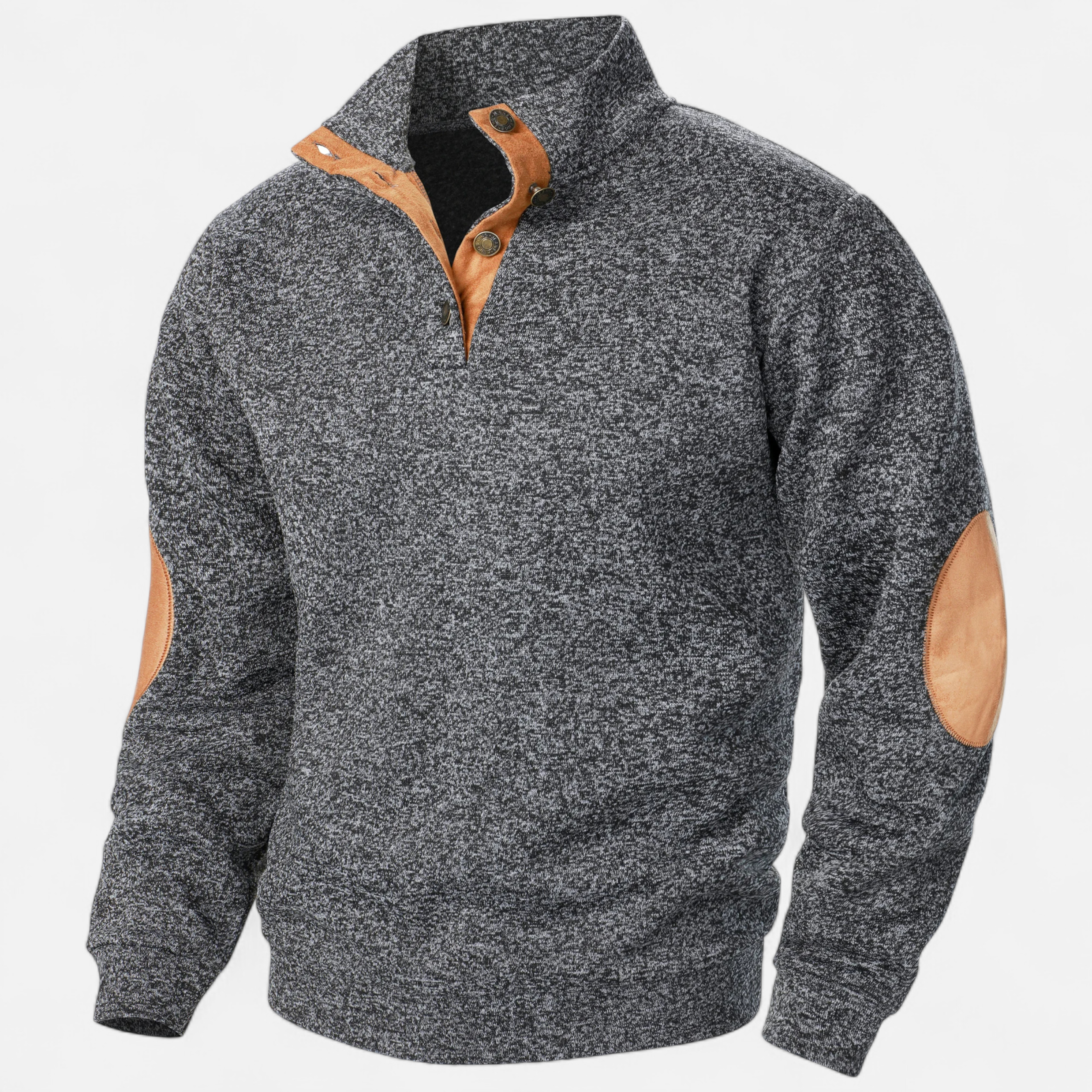 Old Ventuno | Men’s Knitted Sweater – Stand Collar Heritage Style