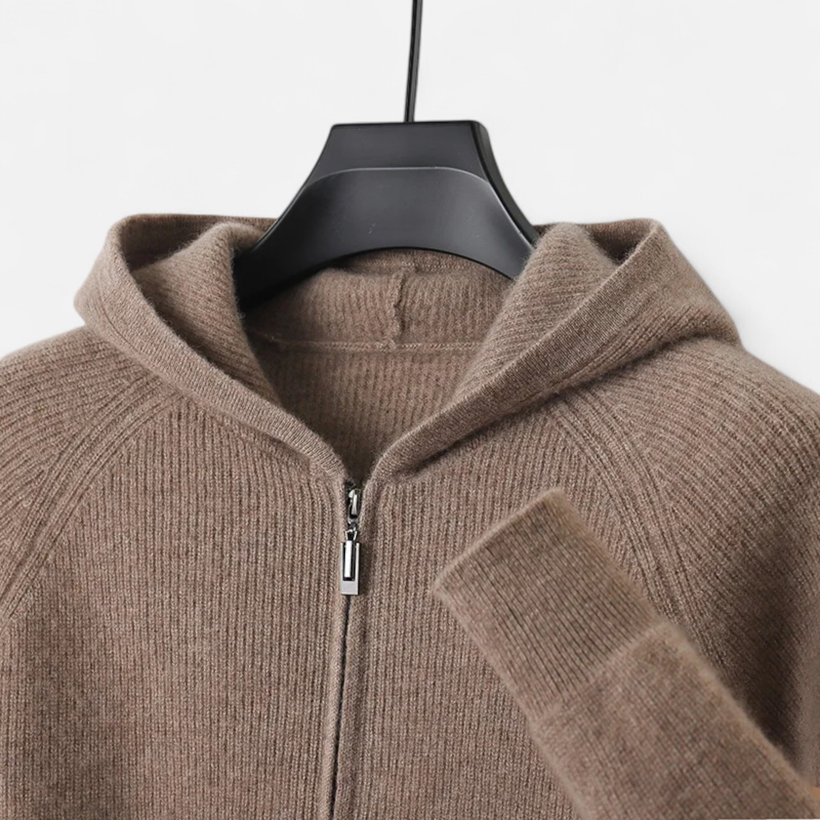 Old Ventuno | Men’s Zipped Hoodie – Heritage Merino Knitwear