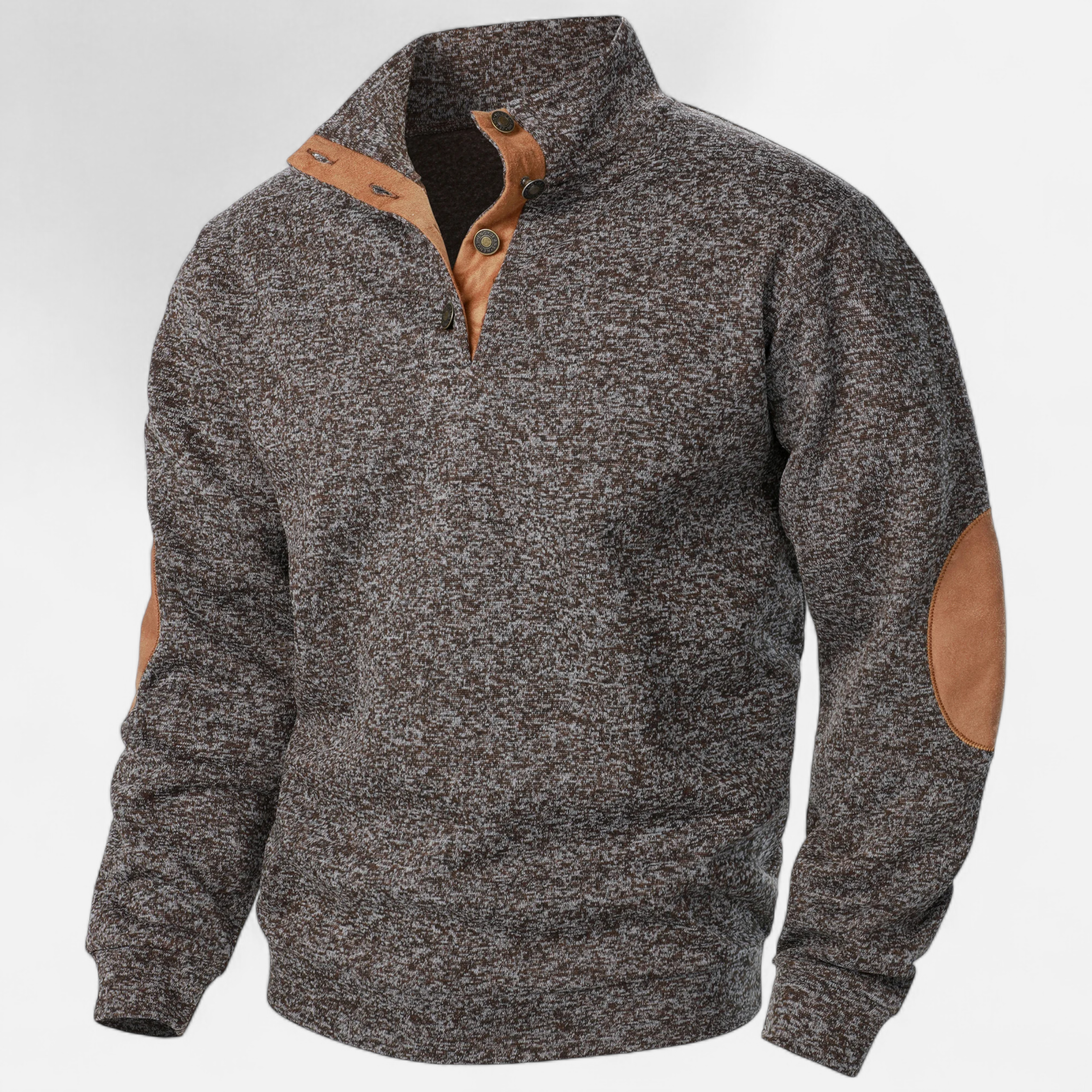 Old Ventuno | Men’s Knitted Sweater – Stand Collar Heritage Style