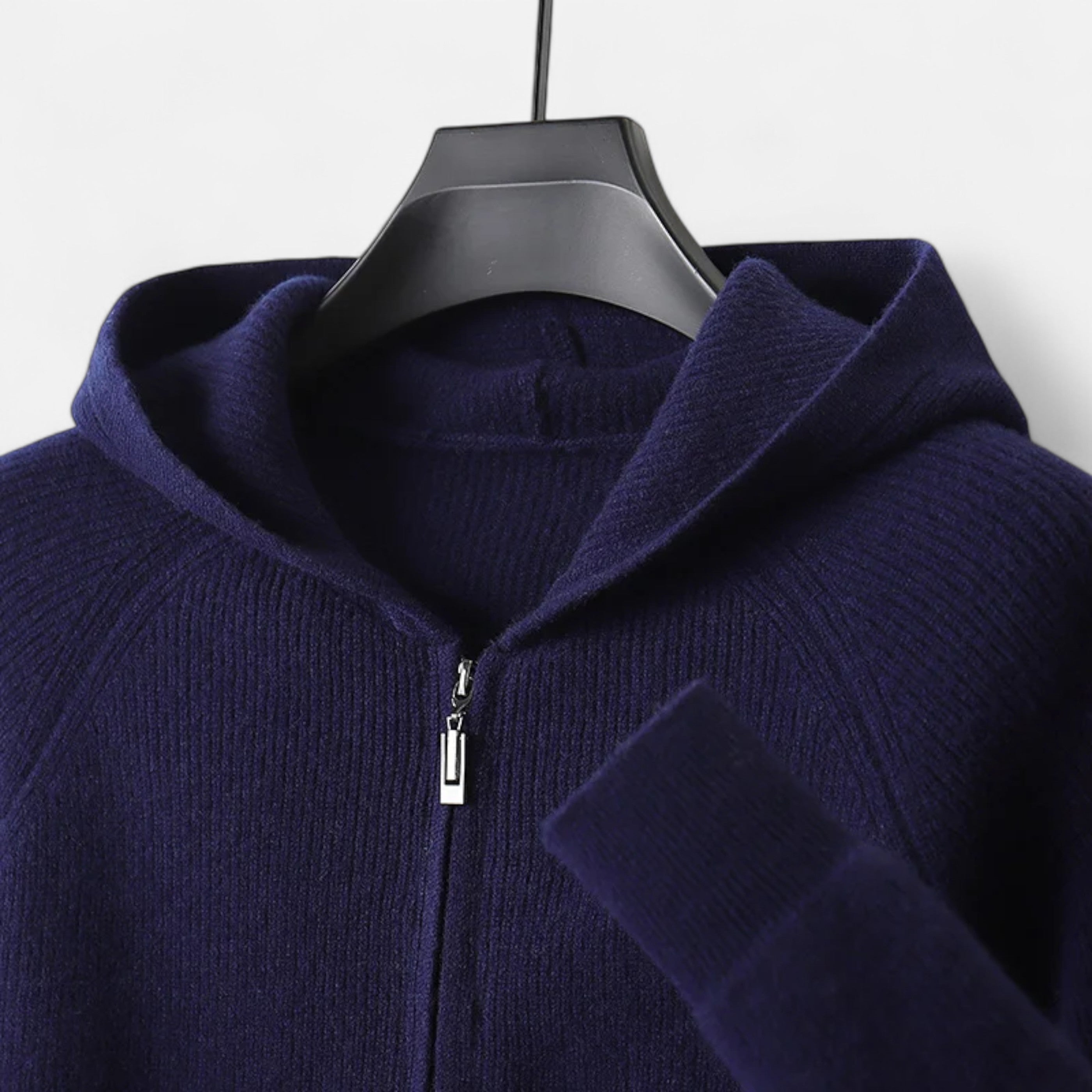 Old Ventuno | Men’s Zipped Hoodie – Heritage Merino Knitwear