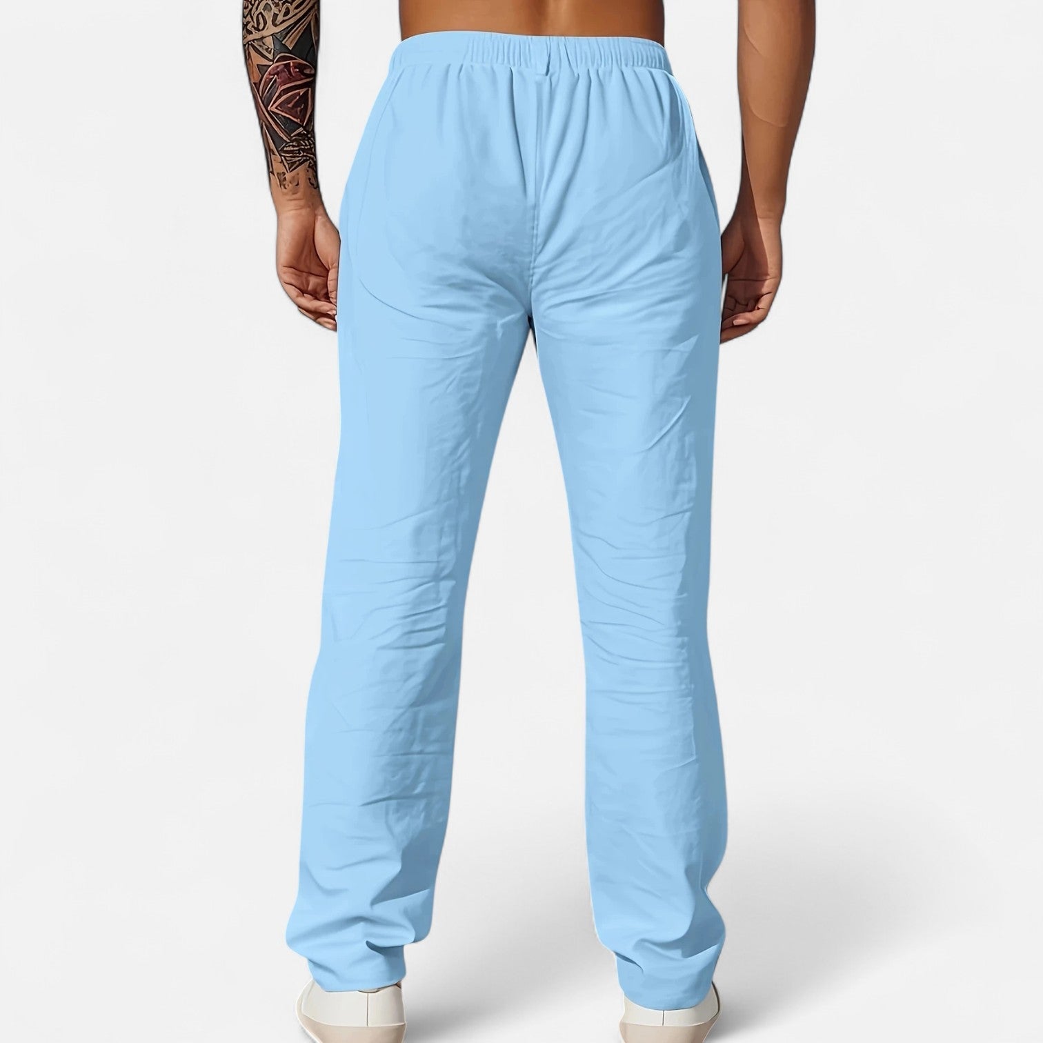 Old Ventuno | Men’s Linen Trousers – Heritage Relaxed Cut