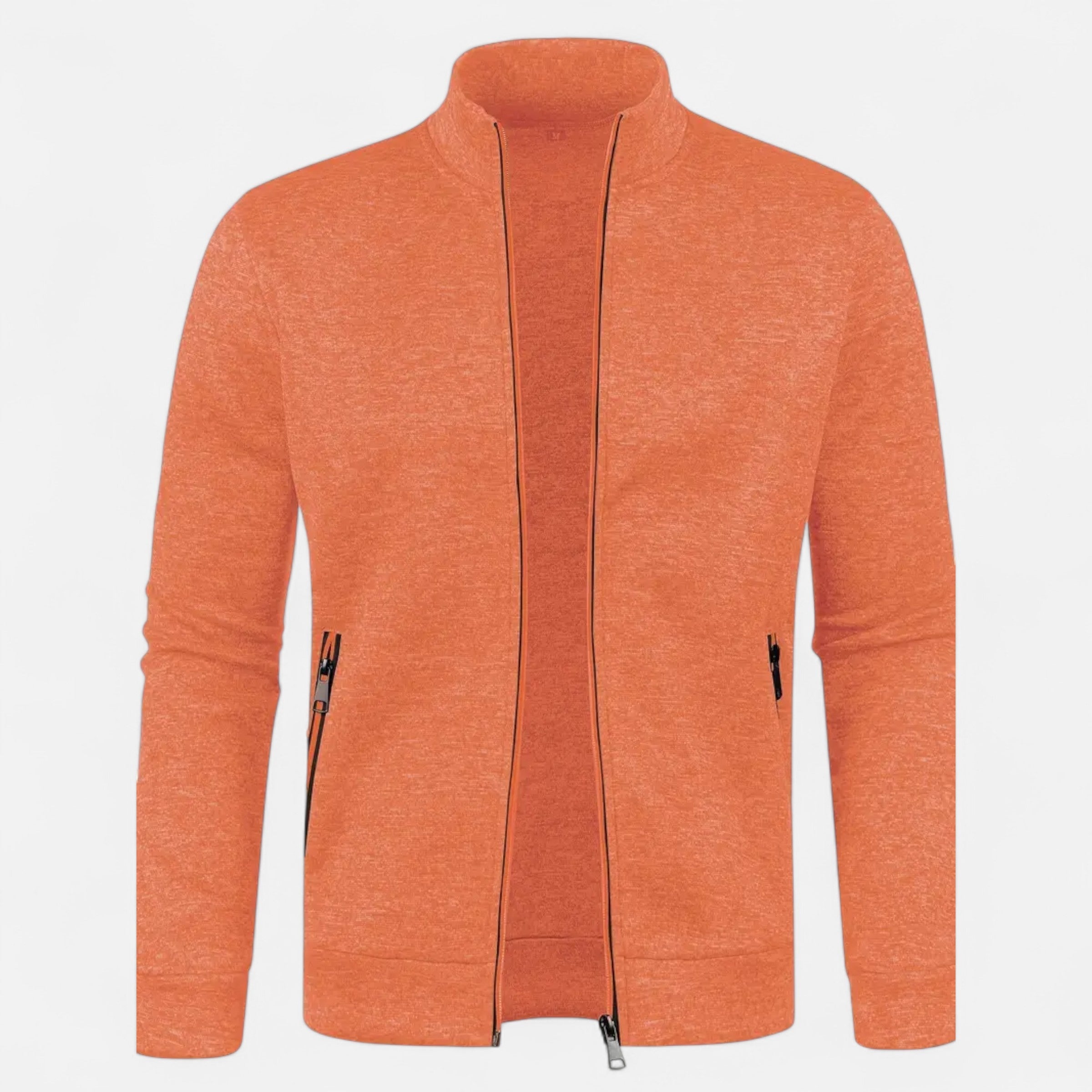 Old Ventuno | Men’s Zip Cardigan – Classic Autumn Winter Knit