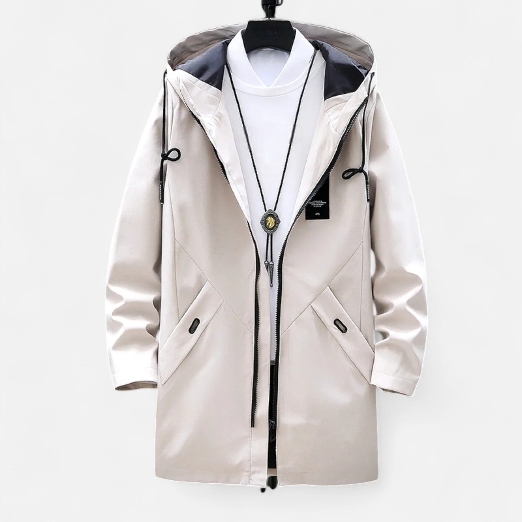 Old Ventuno | Men’s Outerwear Jacket – Youthful Cotton Blend Style