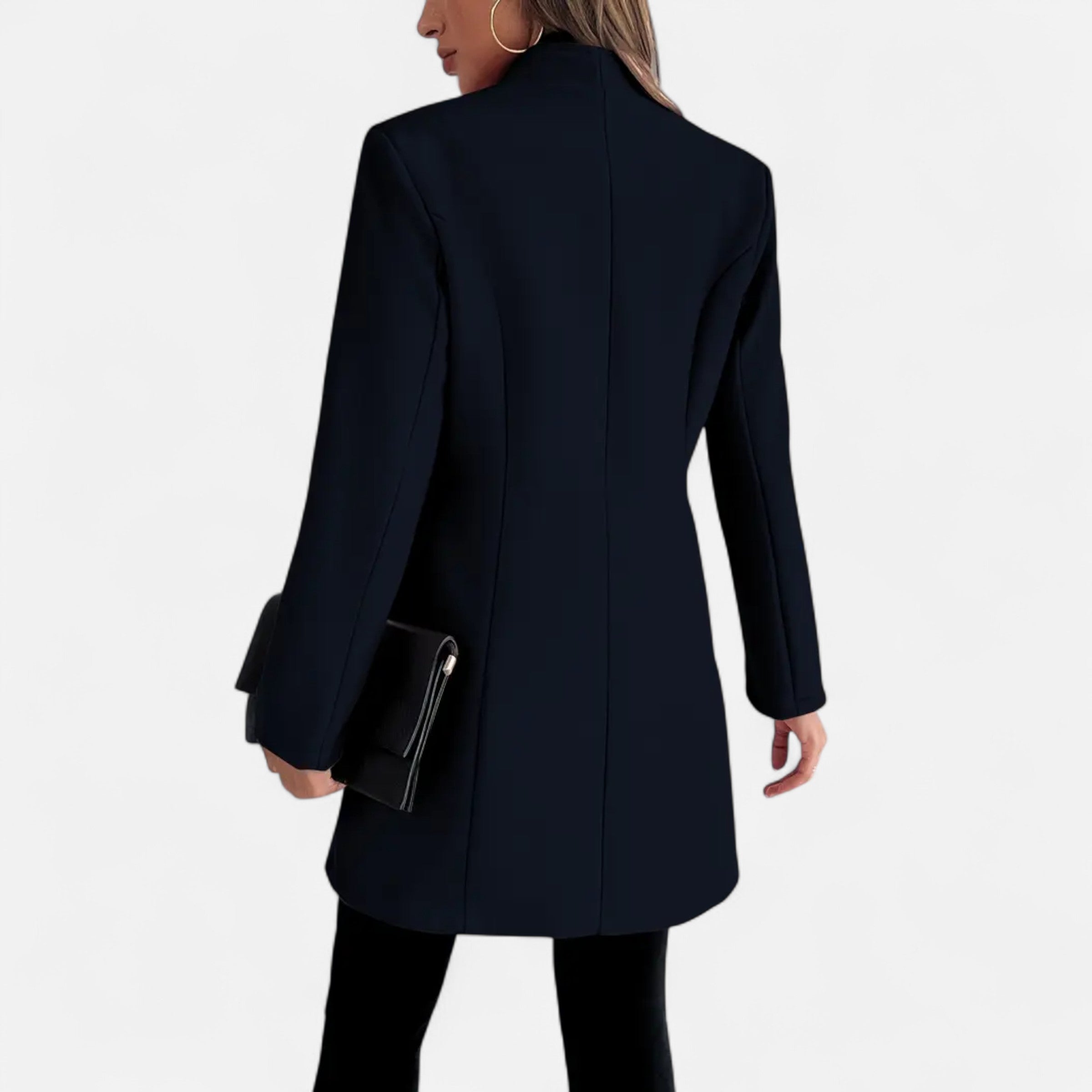 Old Ventuno | Women’s Long Coat – Refined Raglan Sleeve Design