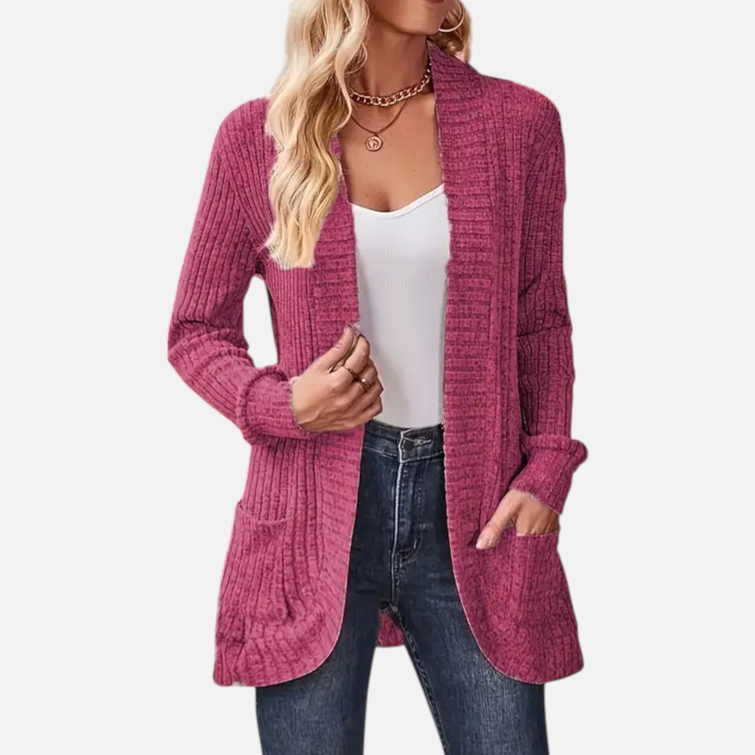 Old Ventuno | Women’s Knit Cardigan – Elegant Casual Essential