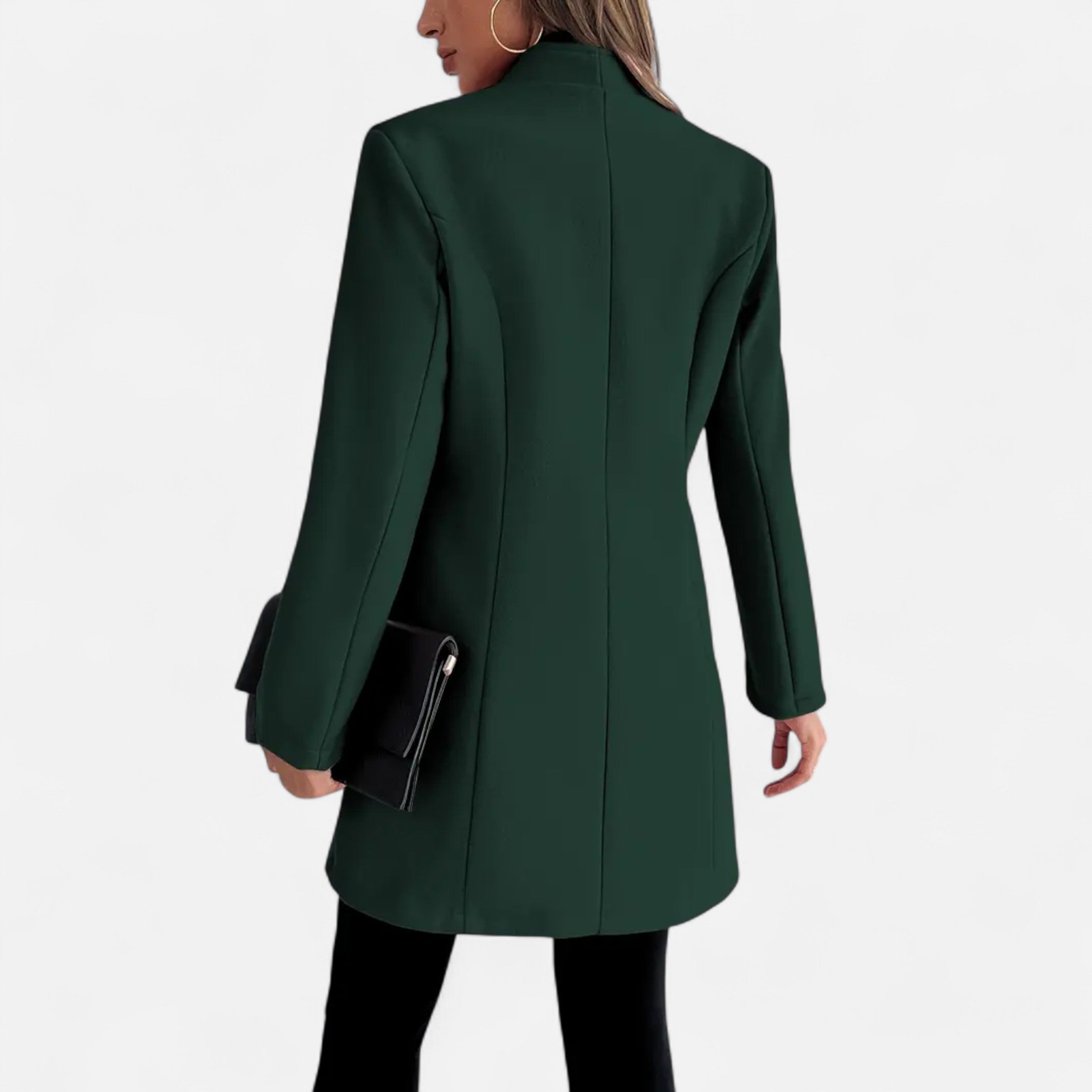 Old Ventuno | Women’s Long Coat – Refined Raglan Sleeve Design