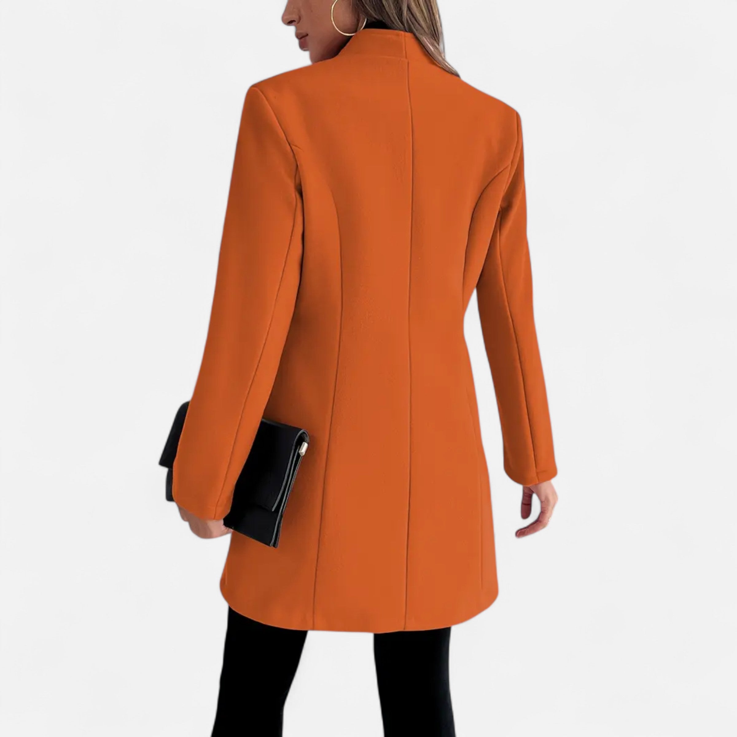 Old Ventuno | Women’s Long Coat – Refined Raglan Sleeve Design