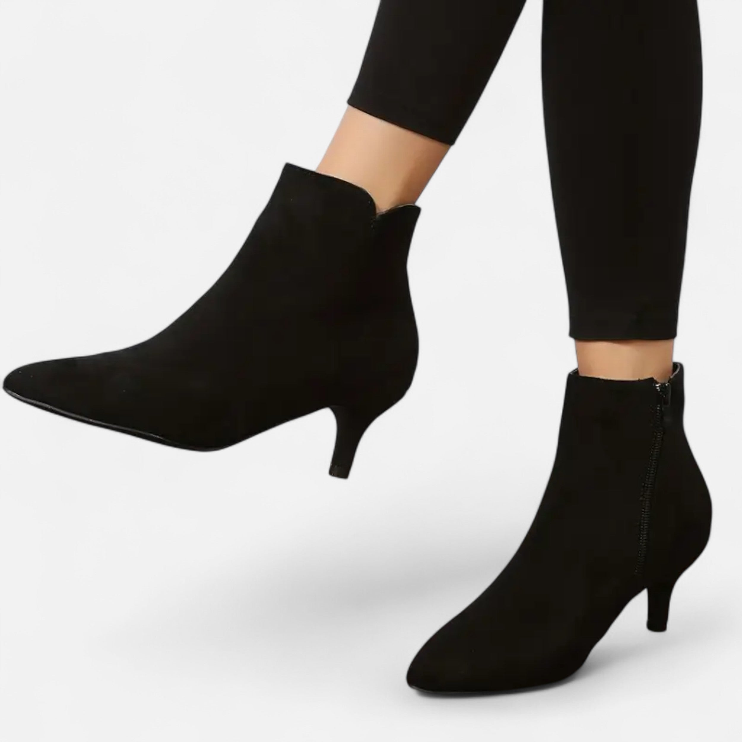 Old Ventuno | Women’s High Heel Boots – Refined Side-Zip Style