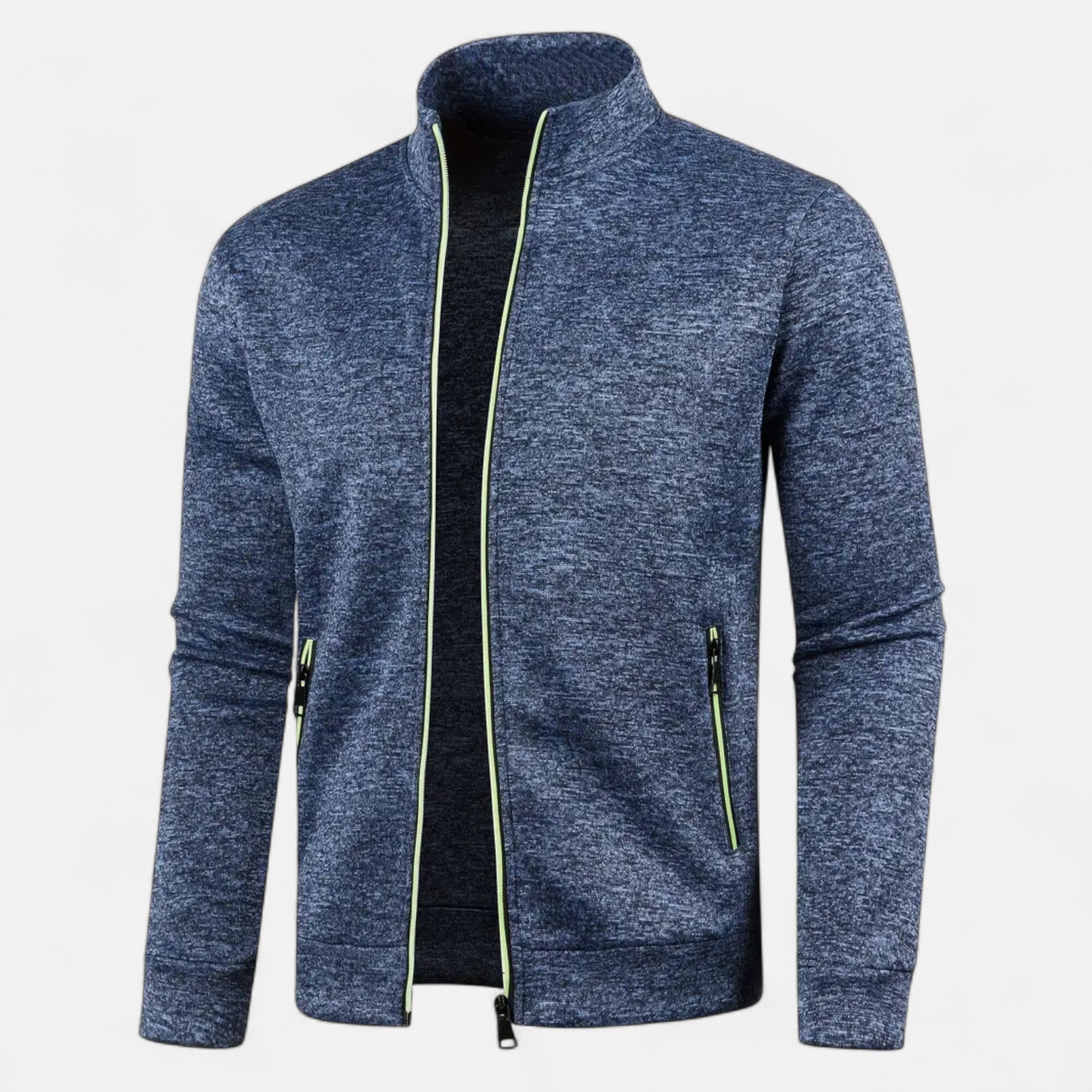 Old Ventuno | Men’s Zip Cardigan – Classic Autumn Winter Knit