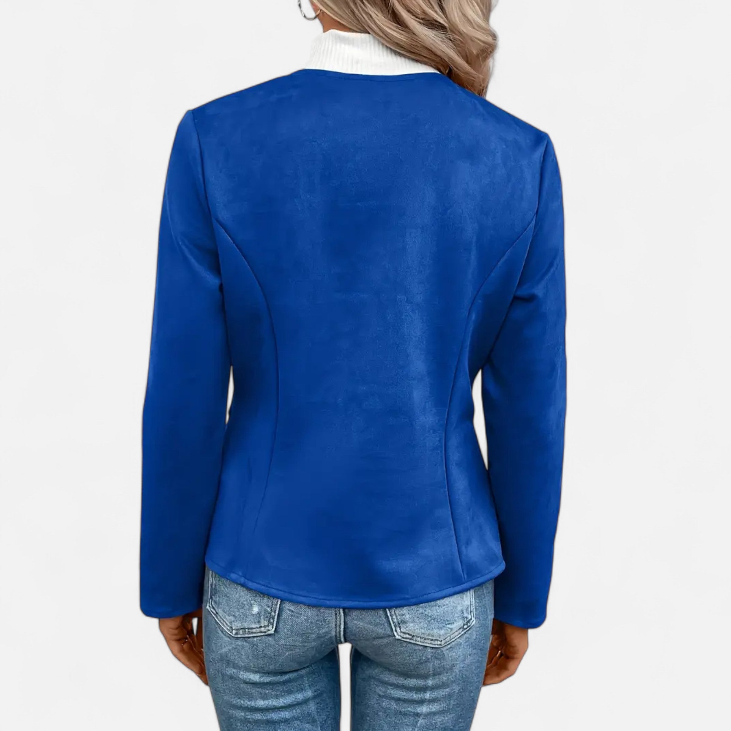 Old Ventuno | Women’s Cropped Jacket – Slim Zip-Up Elegance
