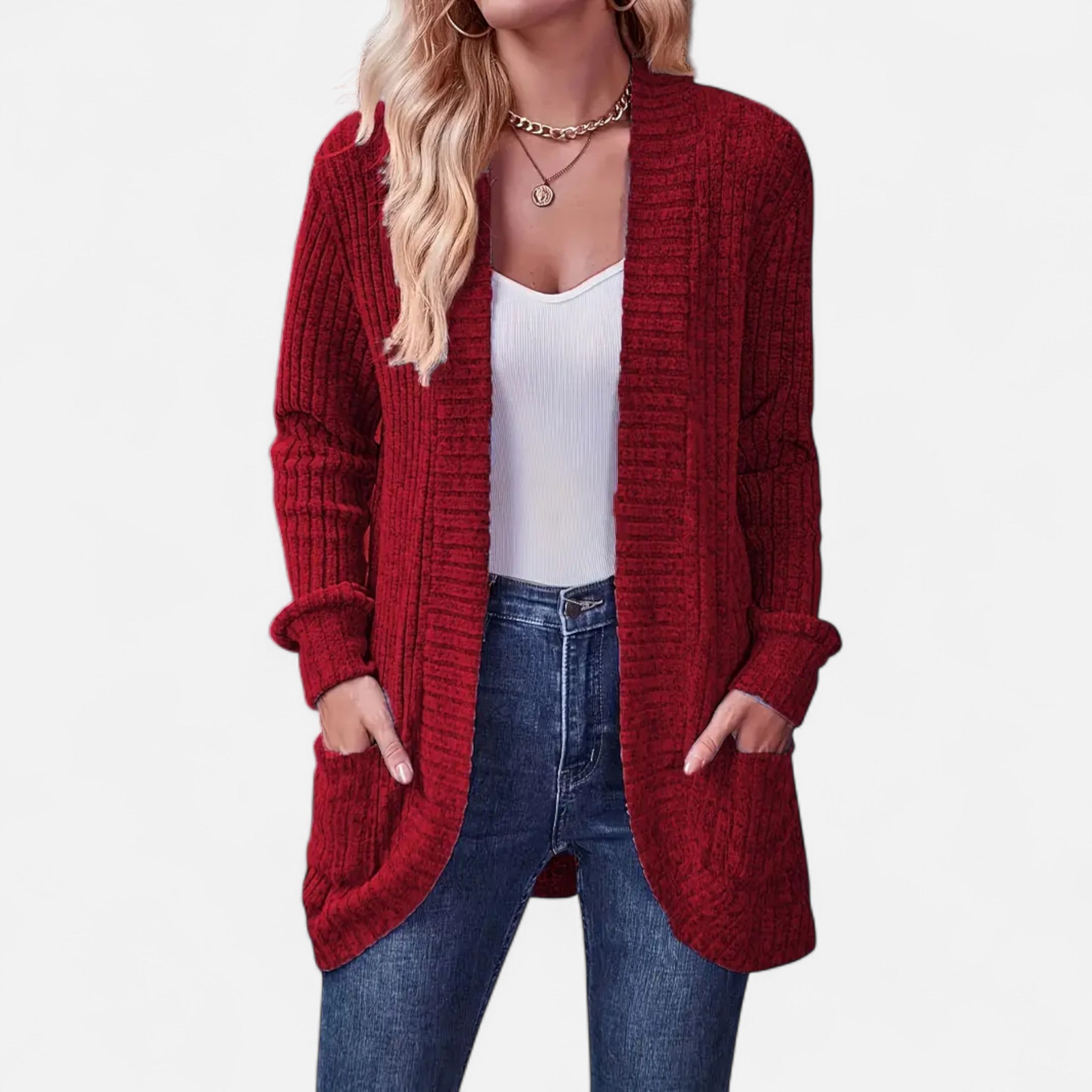 Old Ventuno | Women’s Knit Cardigan – Elegant Casual Essential