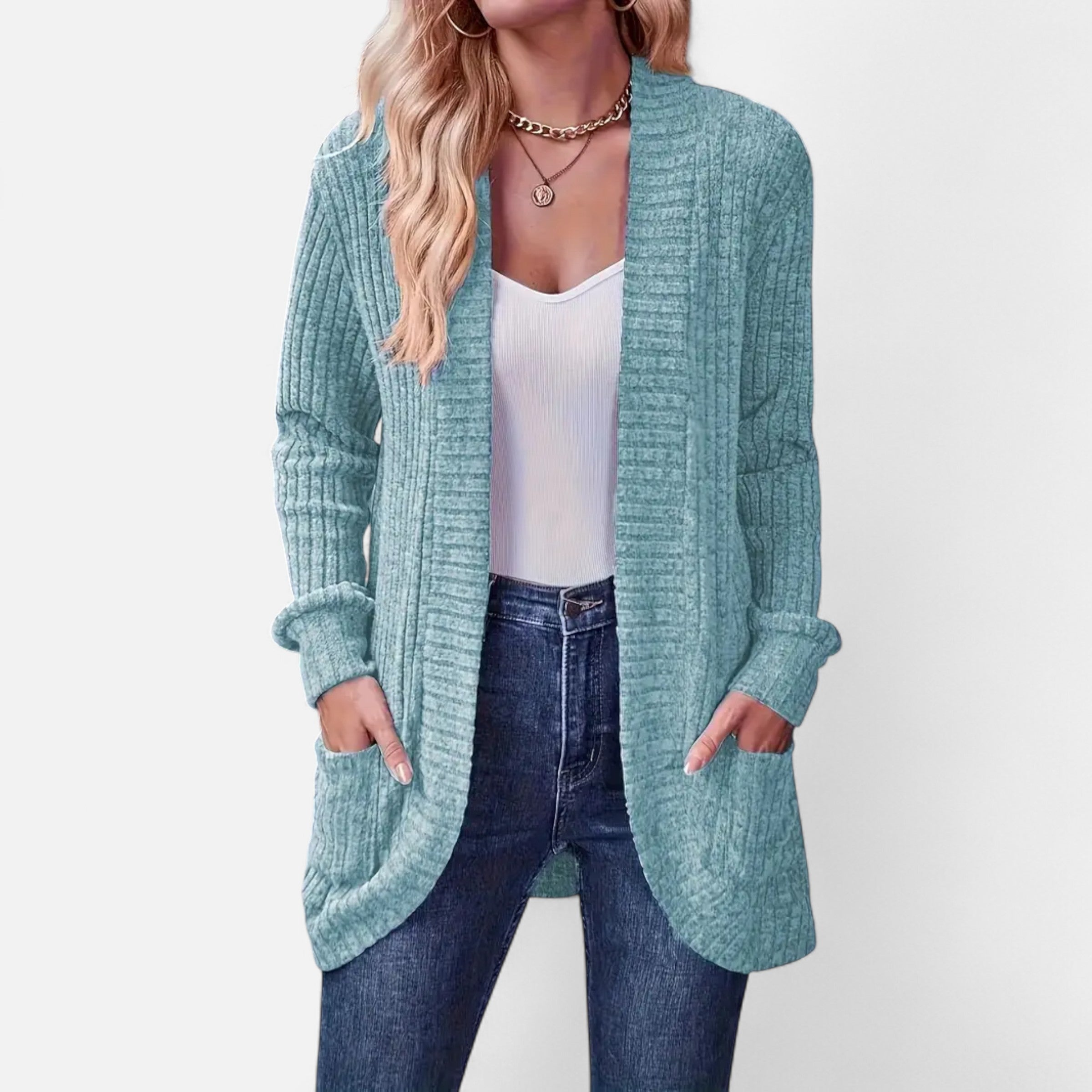 Old Ventuno | Women’s Knit Cardigan – Elegant Casual Essential