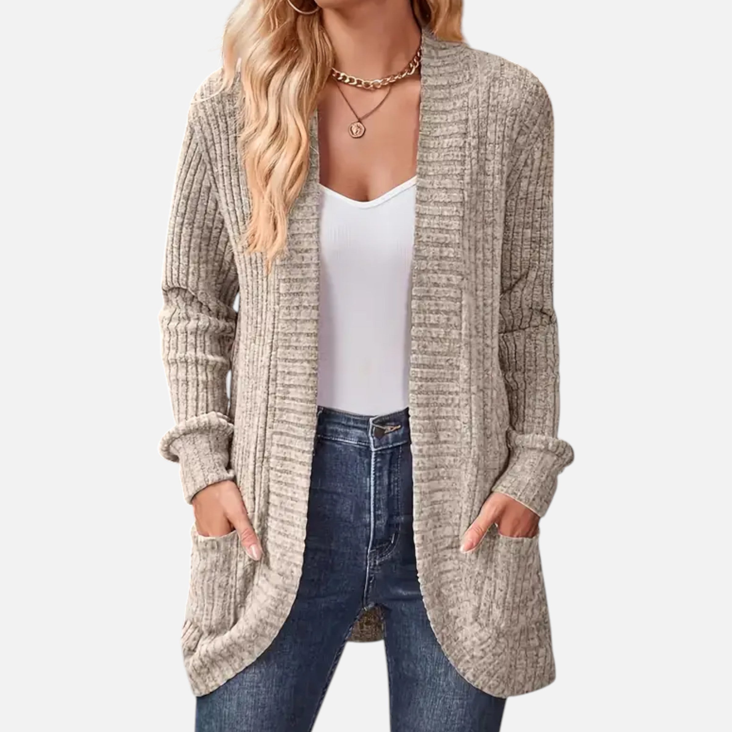 Old Ventuno | Women’s Knit Cardigan – Elegant Casual Essential