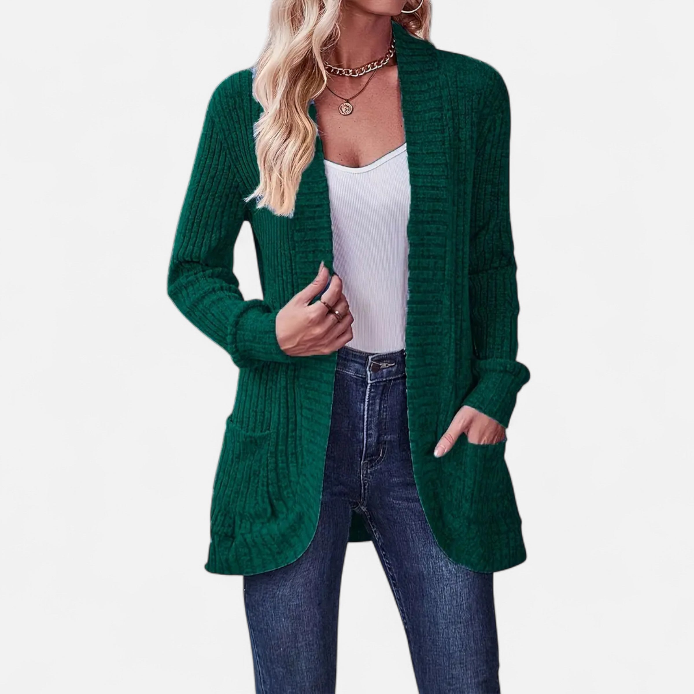 Old Ventuno | Women’s Knit Cardigan – Elegant Casual Essential