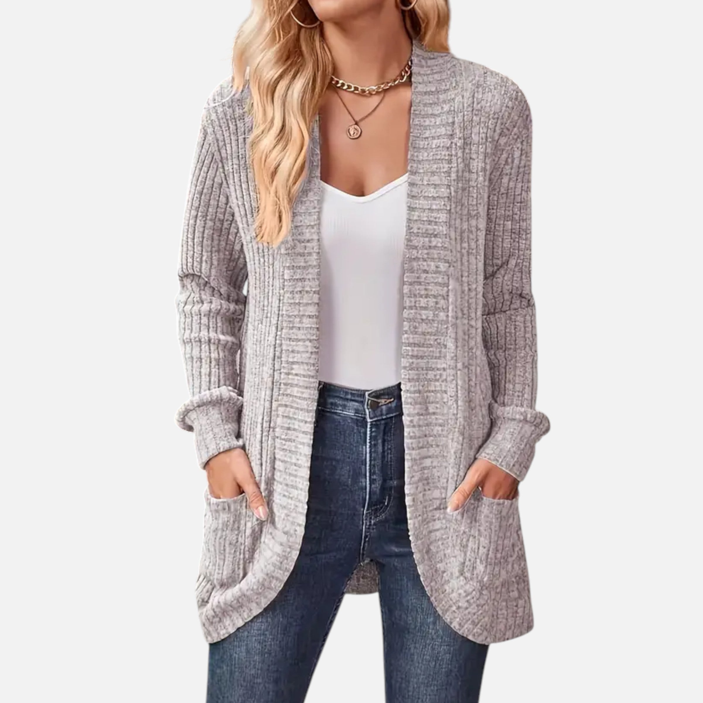 Old Ventuno | Women’s Knit Cardigan – Elegant Casual Essential