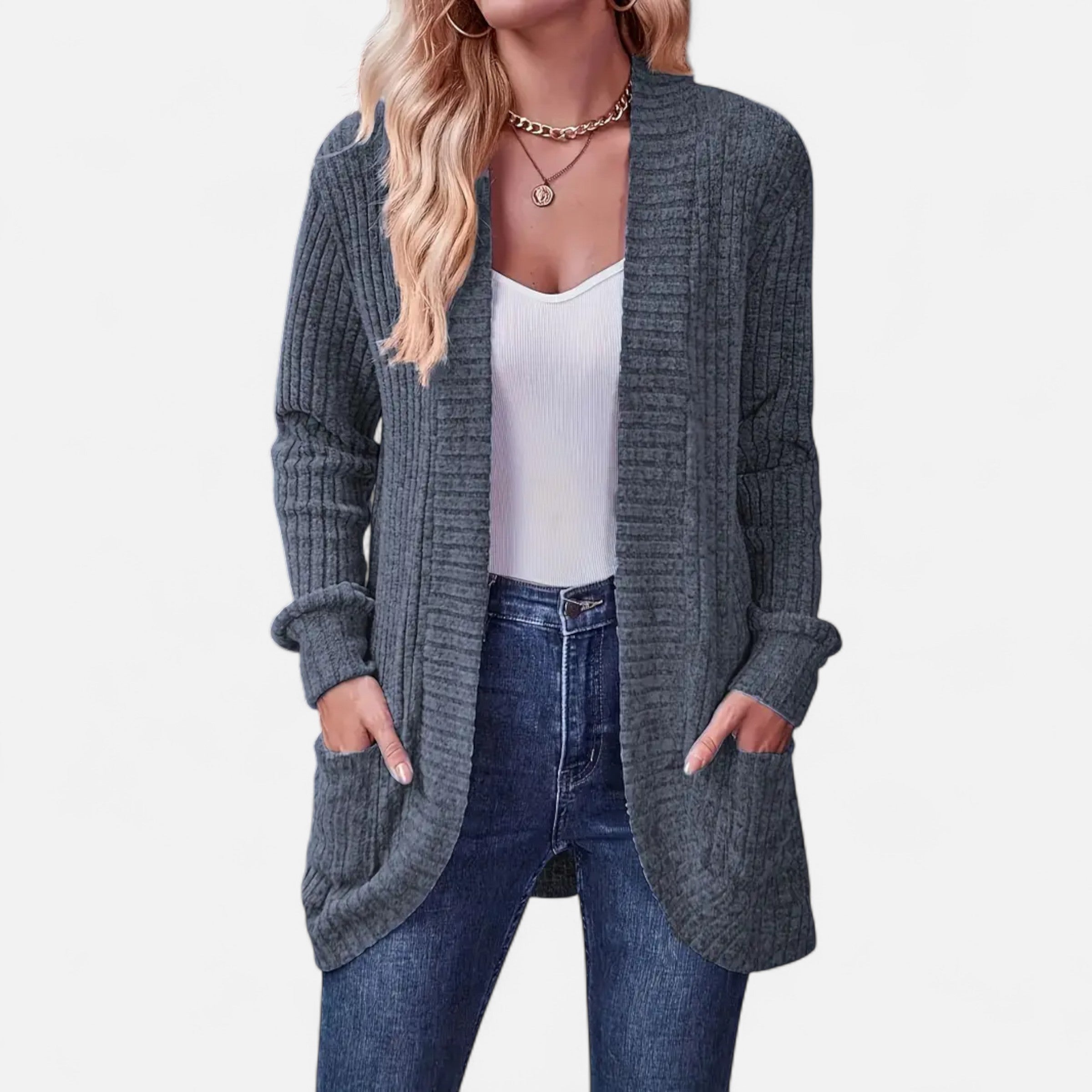 Old Ventuno | Women’s Knit Cardigan – Elegant Casual Essential