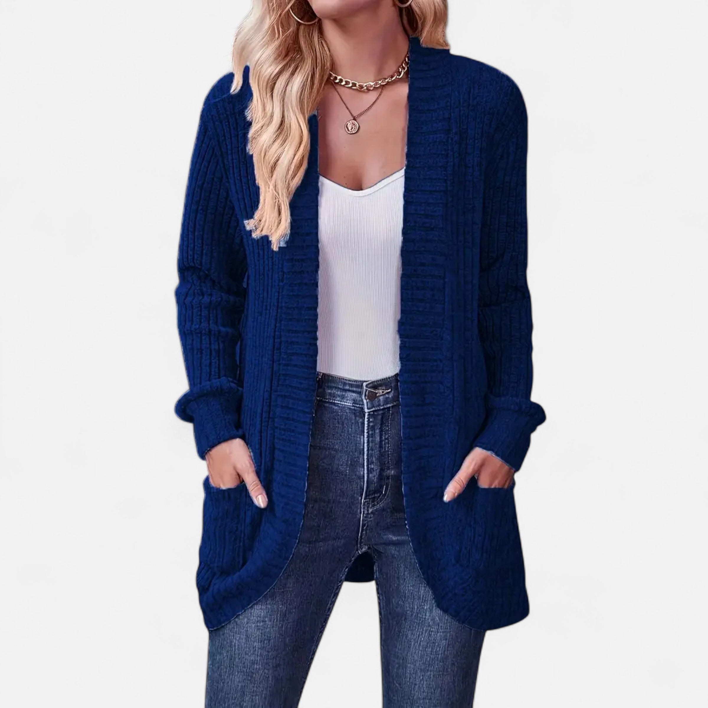 Old Ventuno | Women’s Knit Cardigan – Elegant Casual Essential