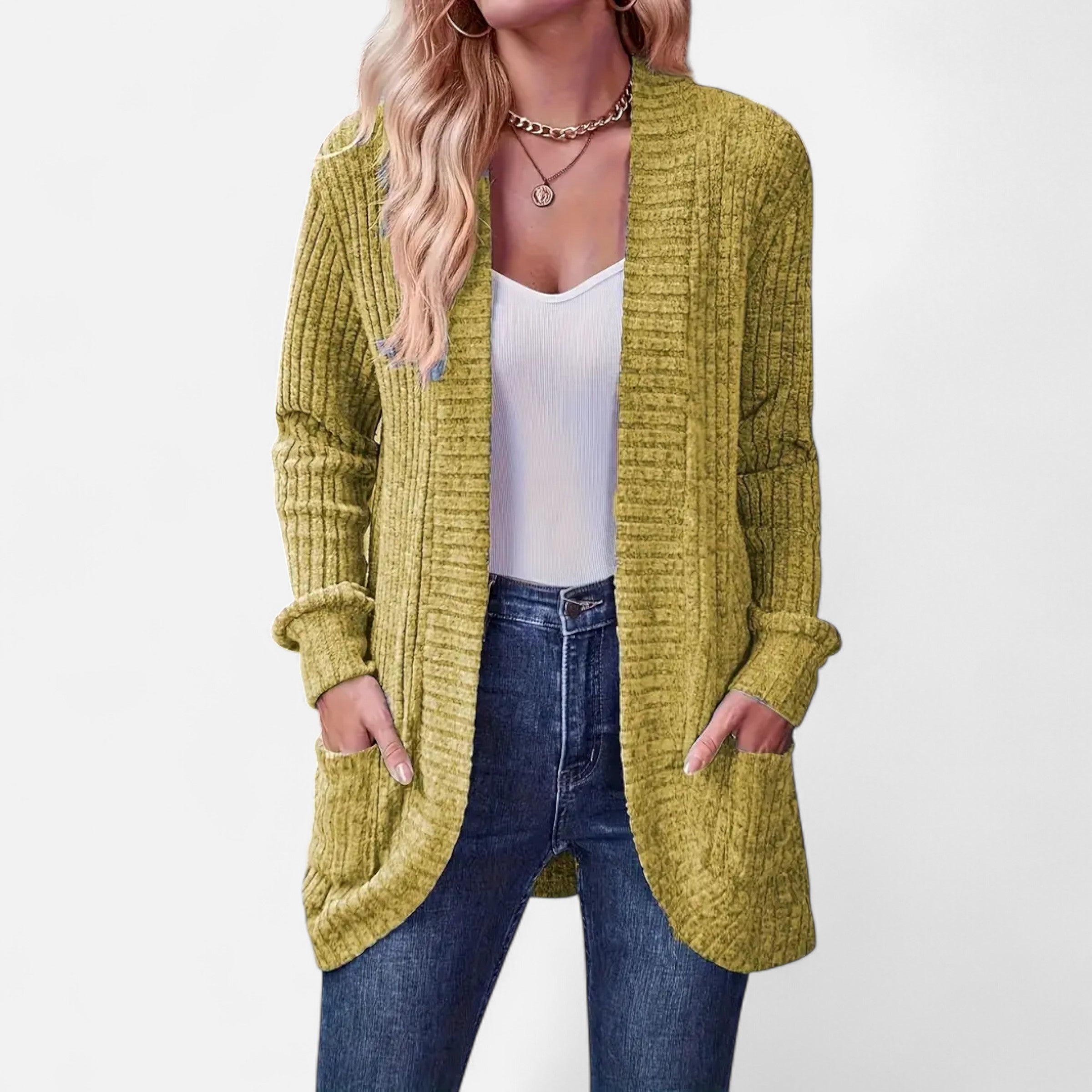 Old Ventuno | Women’s Knit Cardigan – Elegant Casual Essential