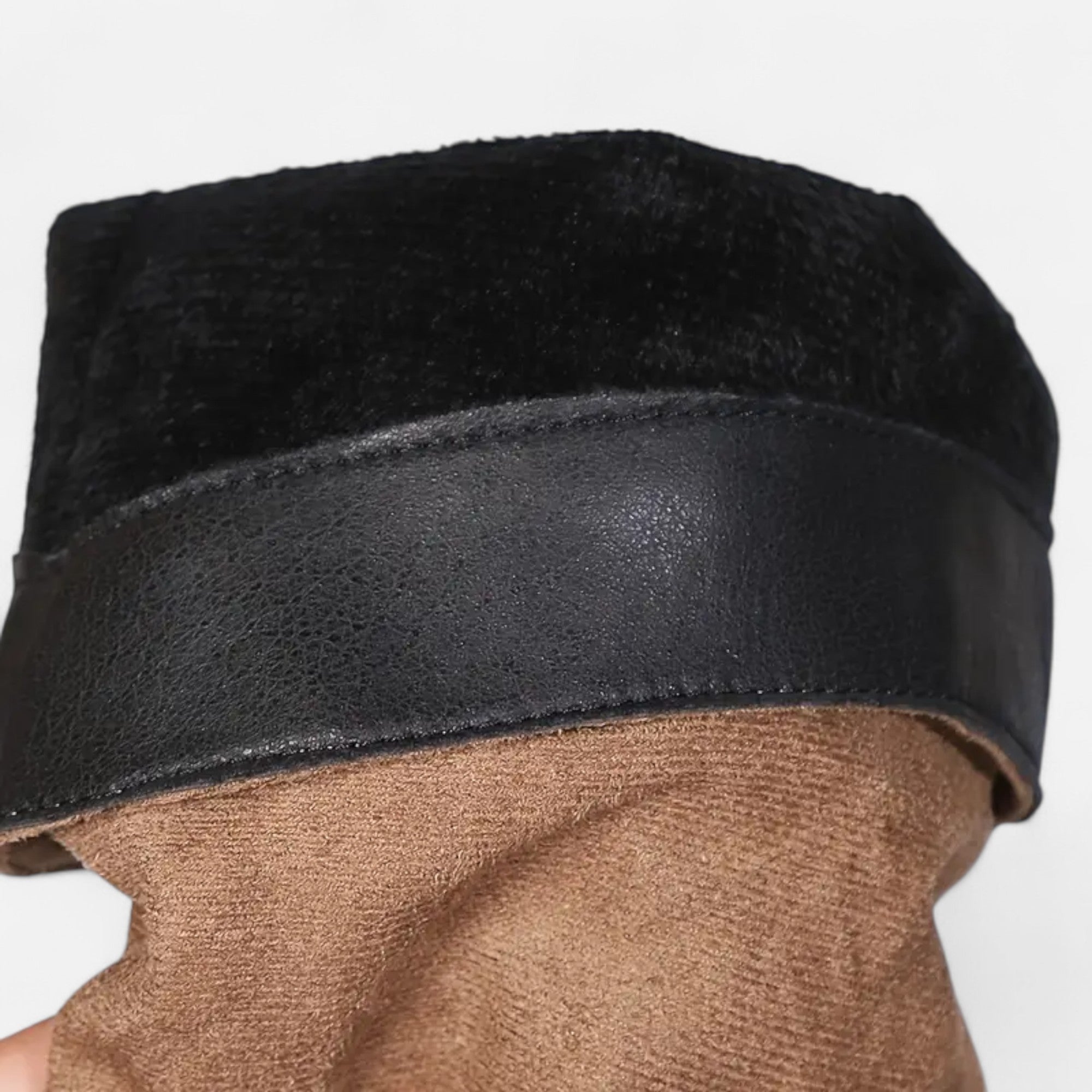 Old Ventuno | Women’s Knee-High Boots – Buckle Belt Elegance