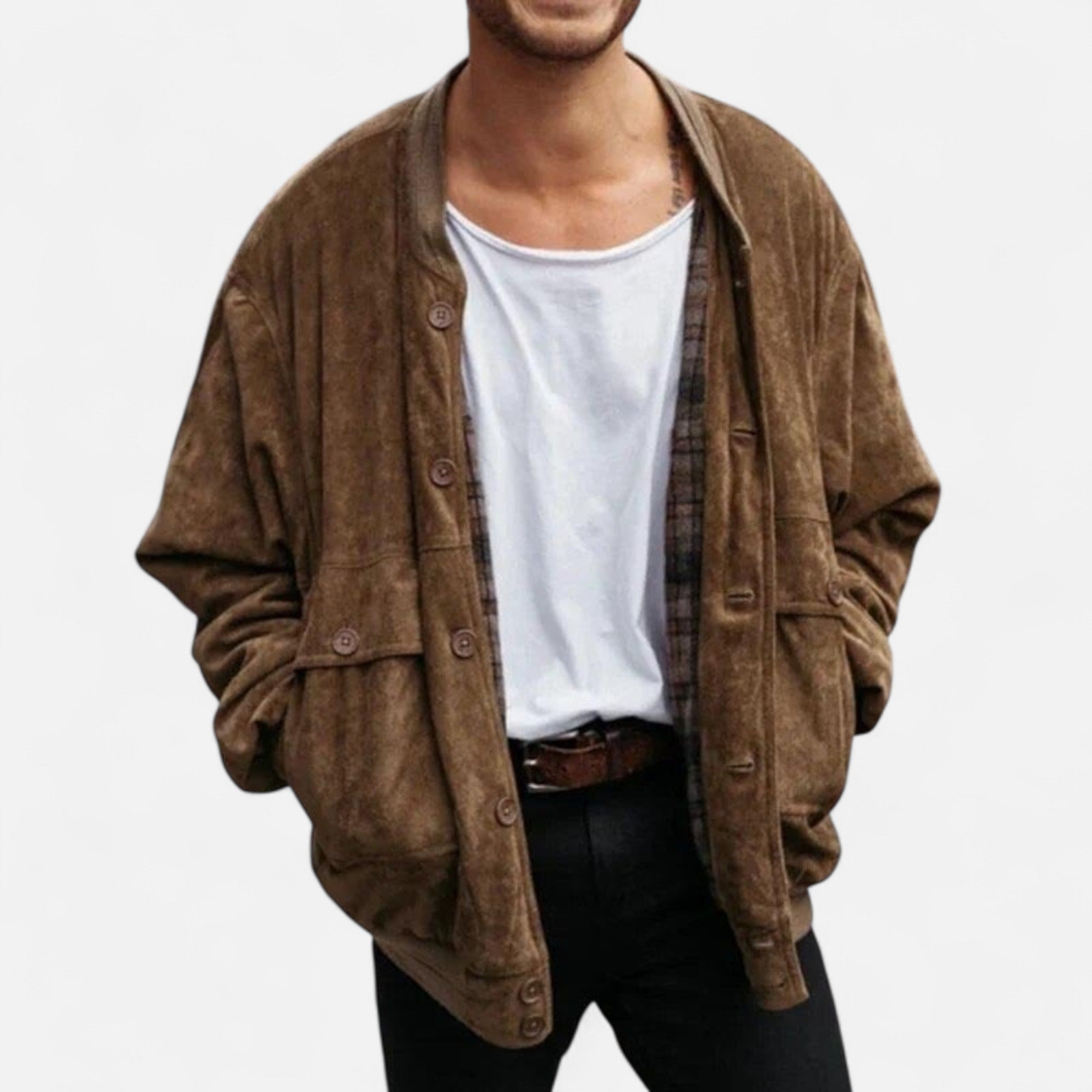 Old Ventuno | Men’s Corduroy Coat – Classic Casual Elegance