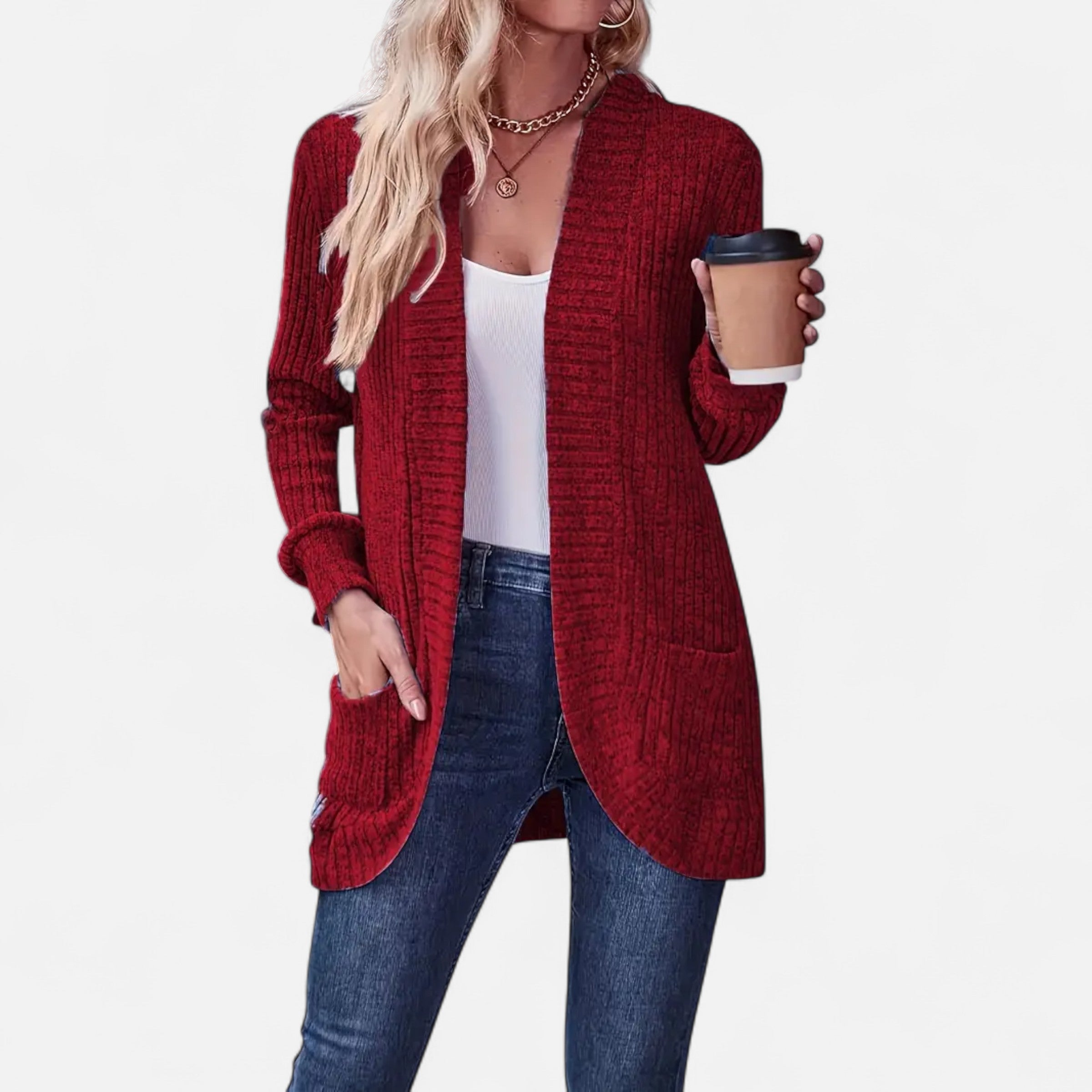 Old Ventuno | Women’s Knit Cardigan – Elegant Casual Essential