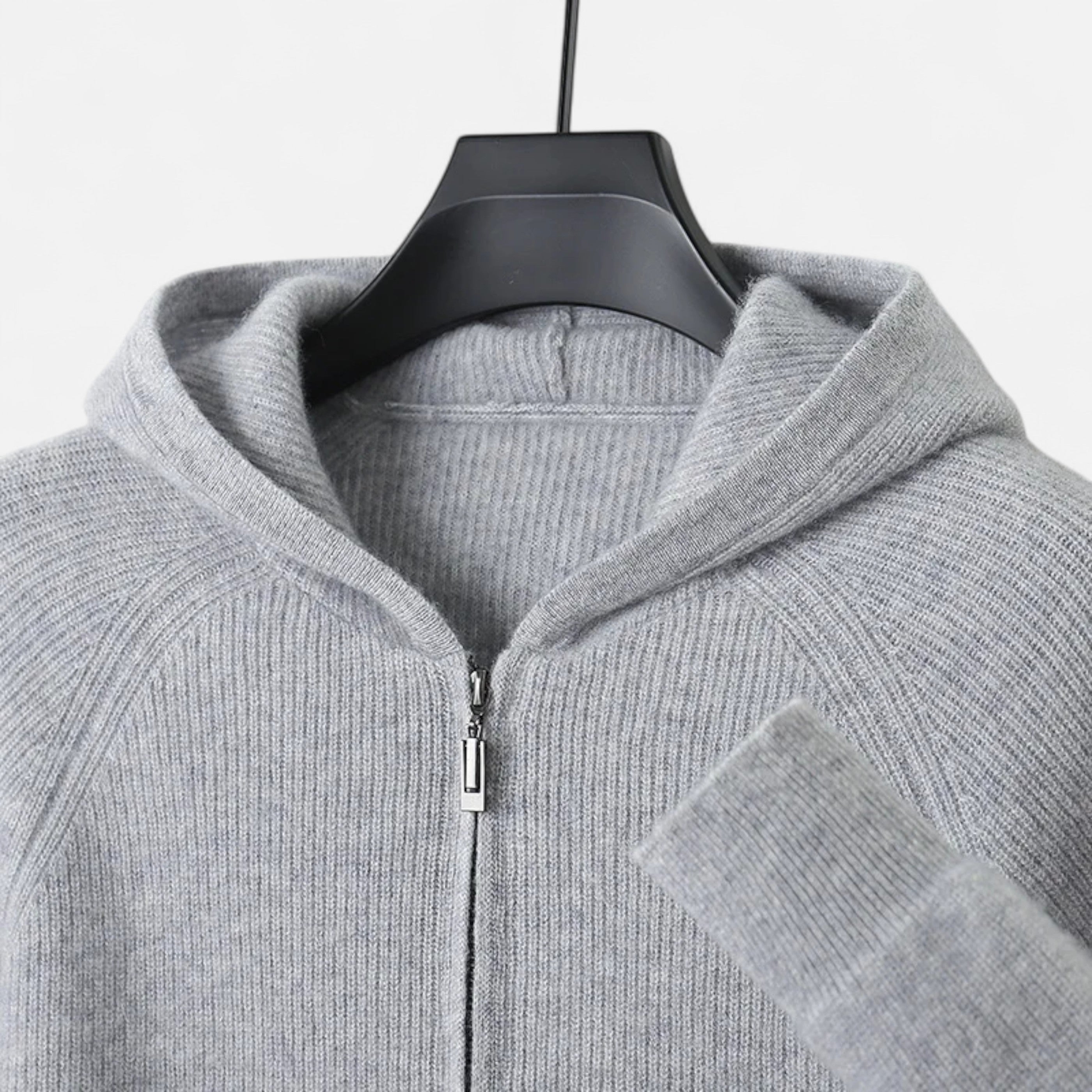 Old Ventuno | Men’s Zipped Hoodie – Heritage Merino Knitwear