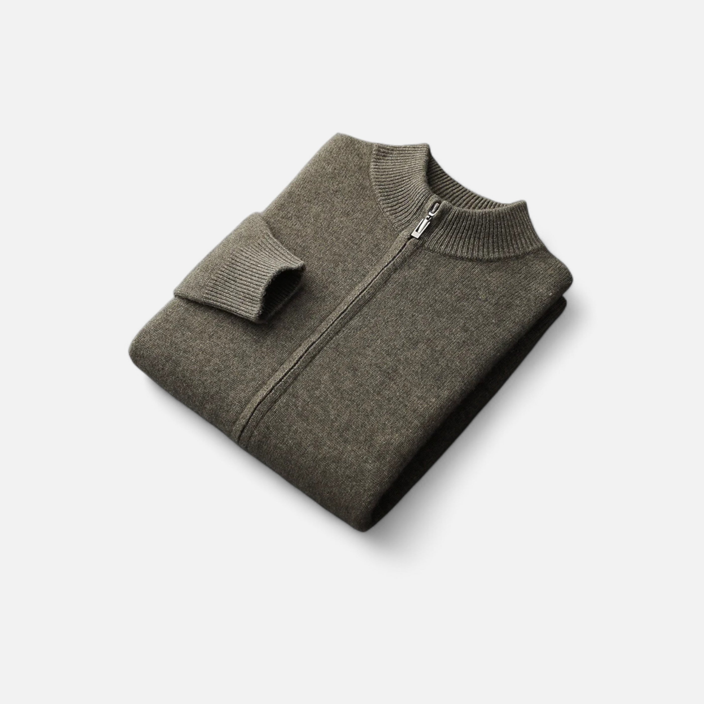 Old Ventuno | Men’s Zipped Sweater – Heritage Merino Knit