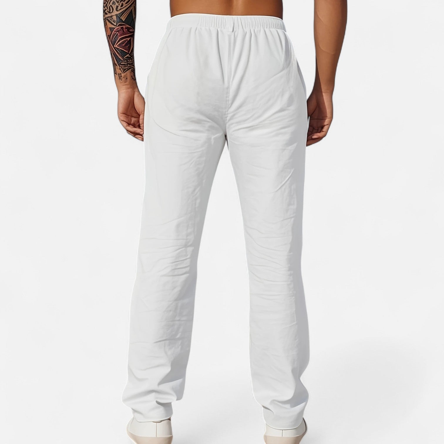 Old Ventuno | Men’s Linen Trousers – Heritage Relaxed Cut