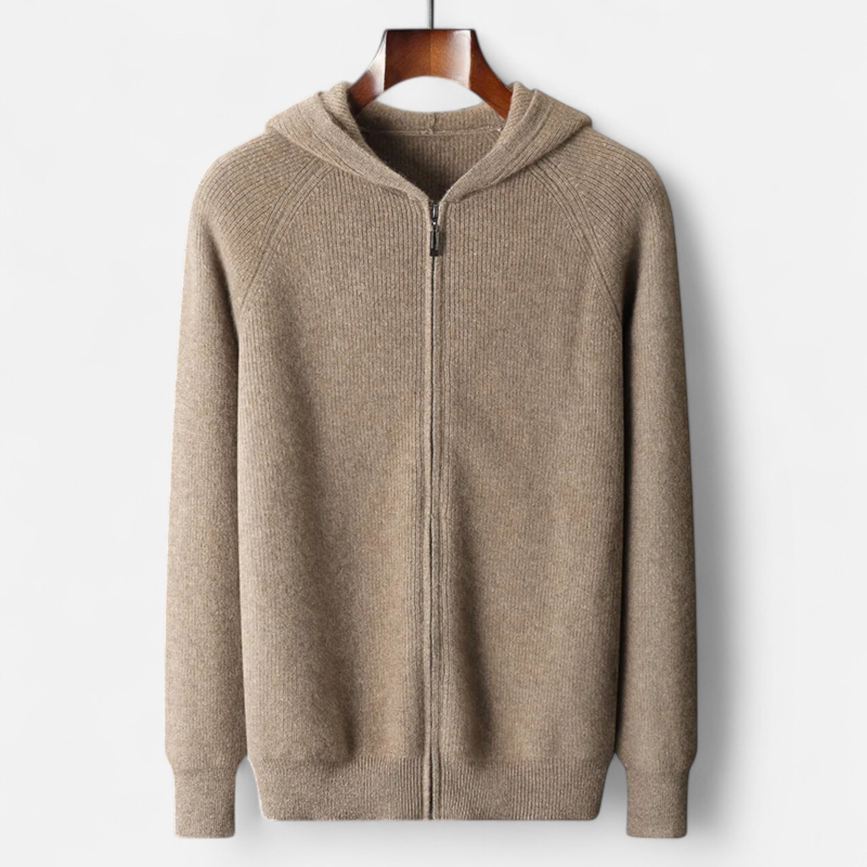 Old Ventuno | Men’s Zipped Hoodie – Heritage Merino Knitwear