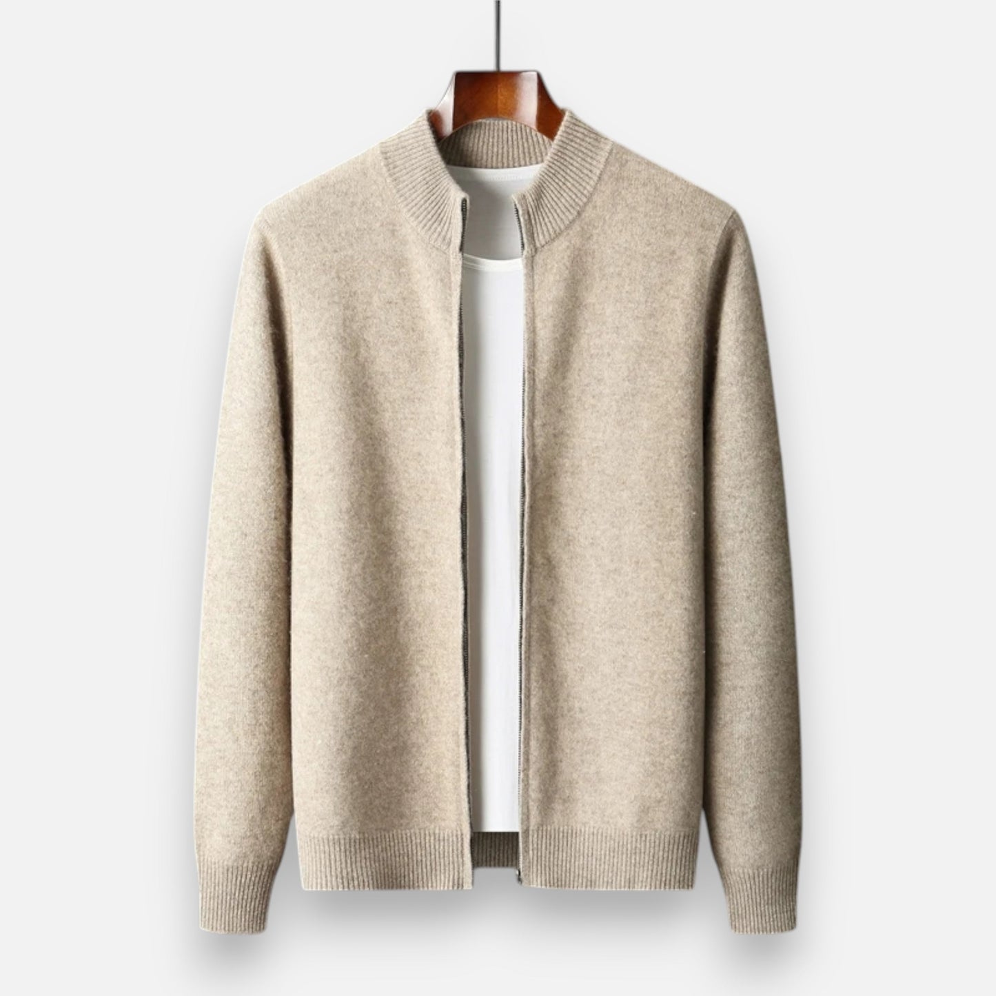 Old Ventuno | Men’s Zipped Sweater – Heritage Merino Knit