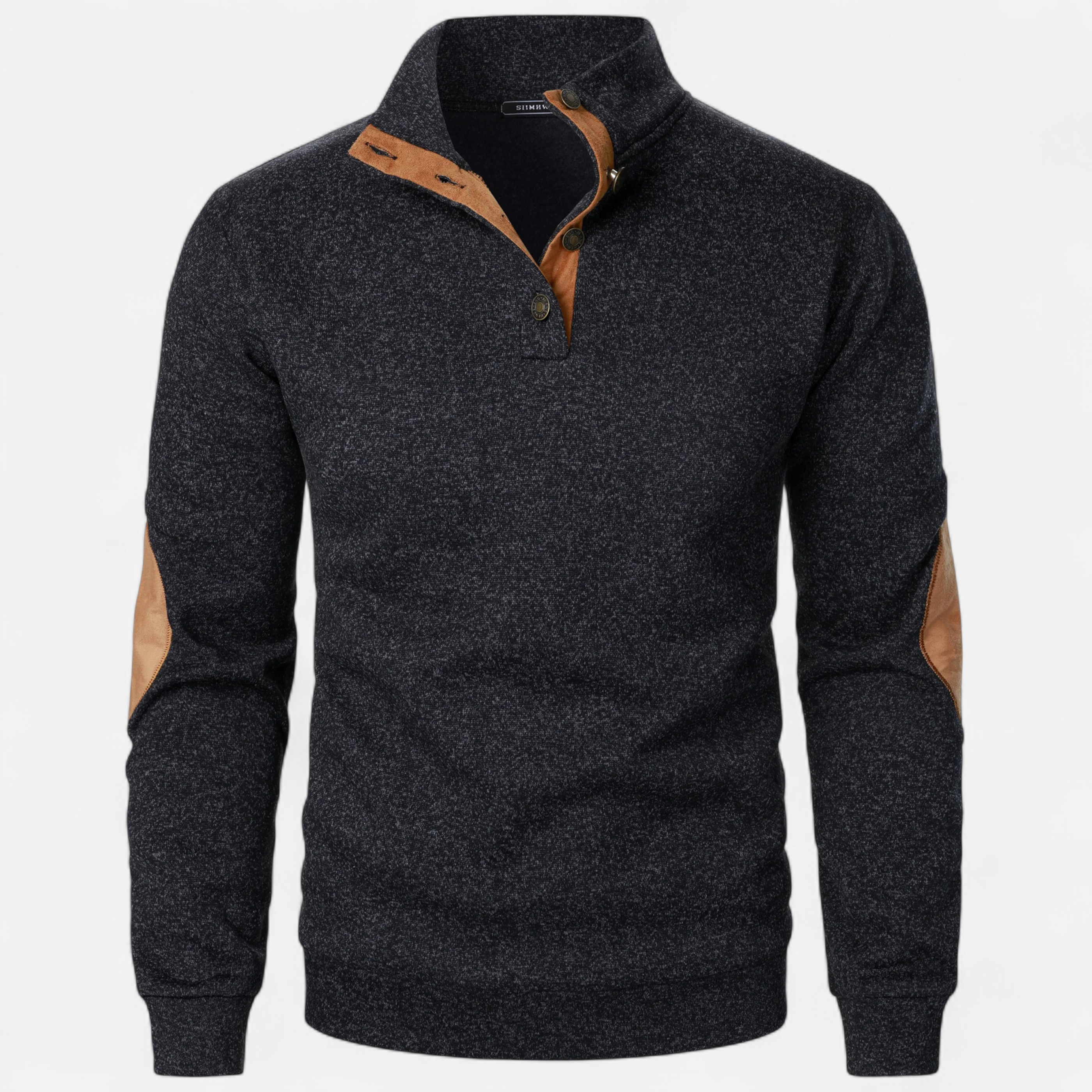 Old Ventuno | Men’s Knitted Sweater – Stand Collar Heritage Style