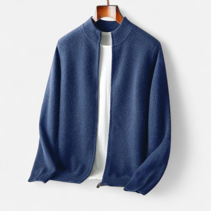 Old Ventuno | Men’s Zipped Sweater – Heritage Merino Knit