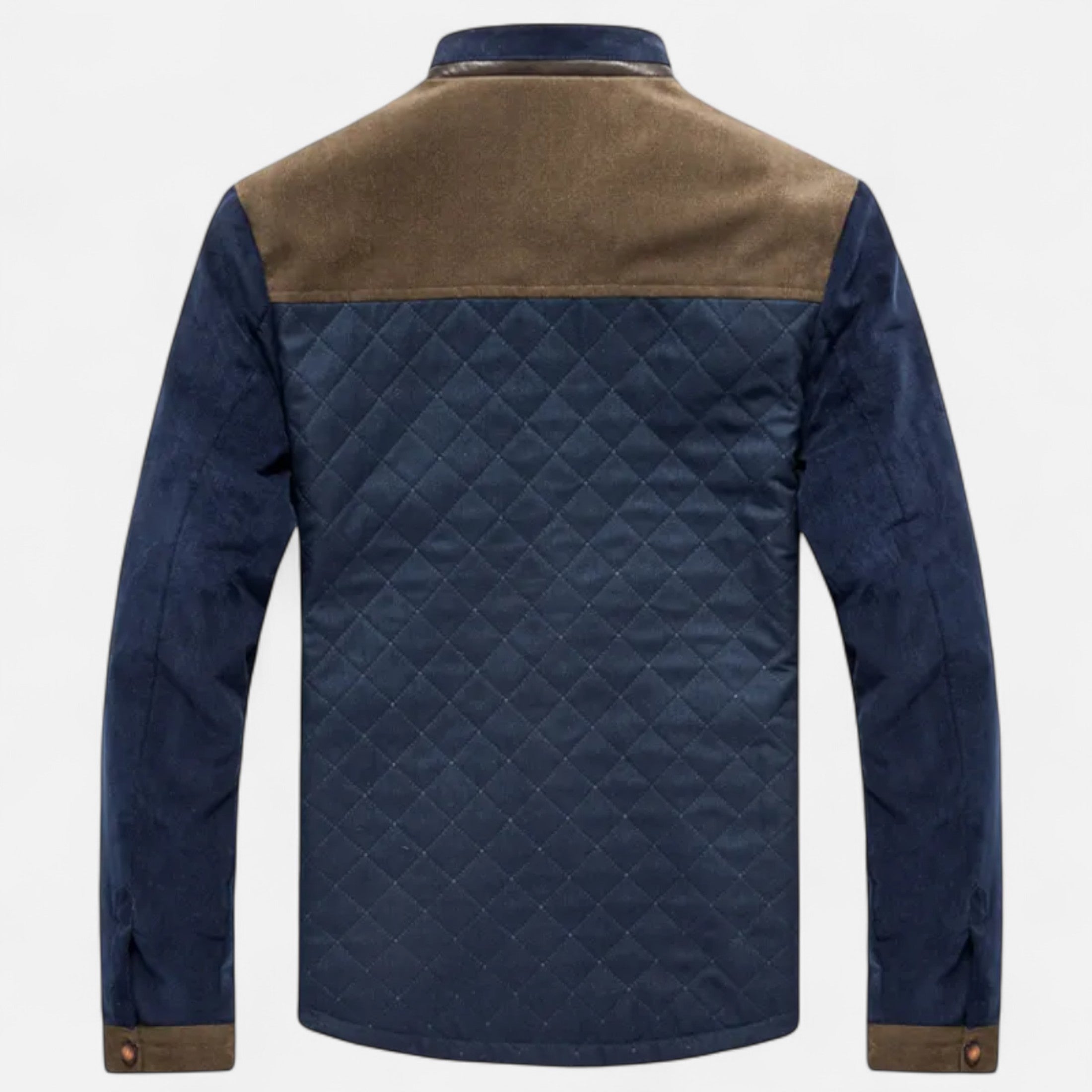 Old Ventuno | Men’s Casual Jacket – Slim Fit Patchwork Design
