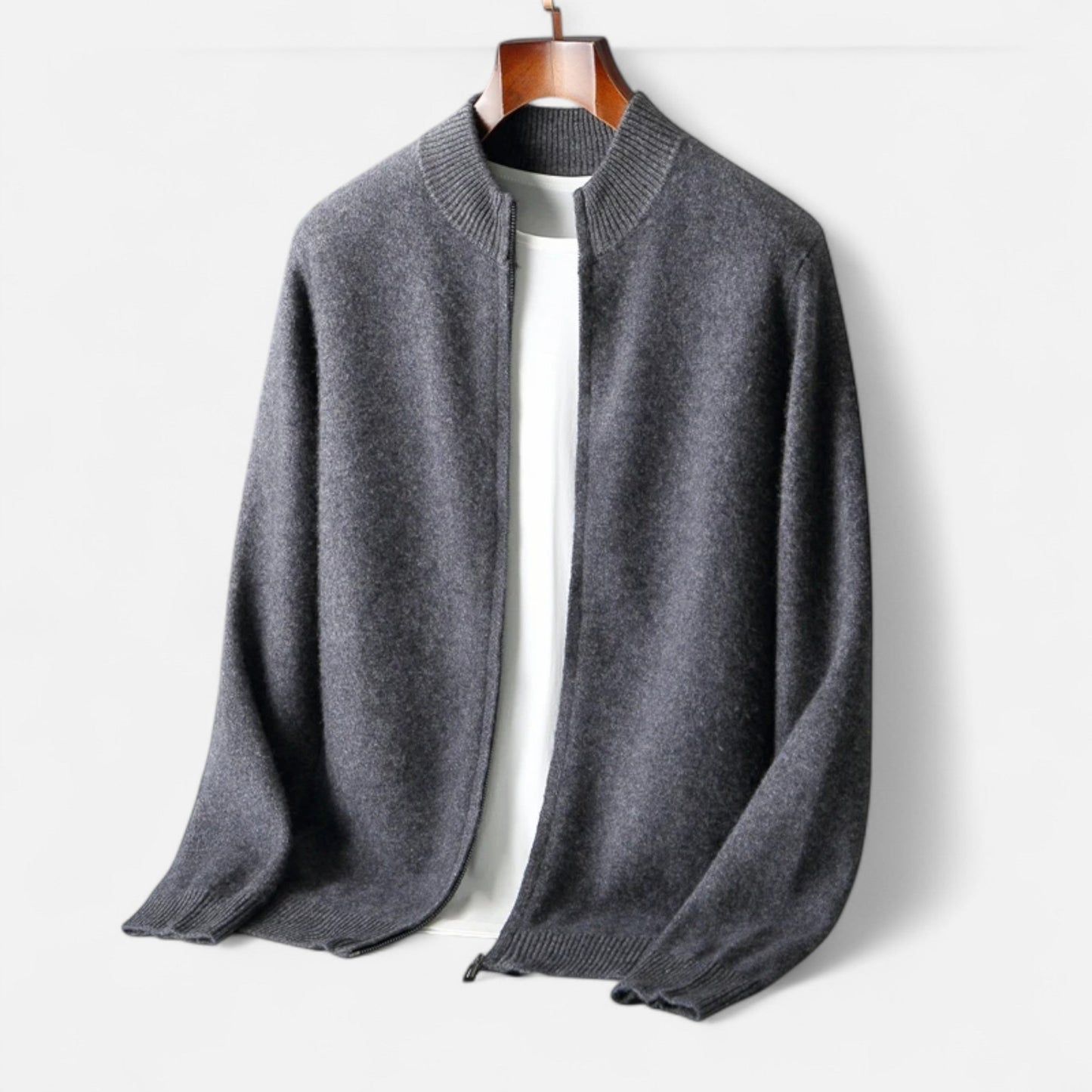 Old Ventuno | Men’s Zipped Sweater – Heritage Merino Knit