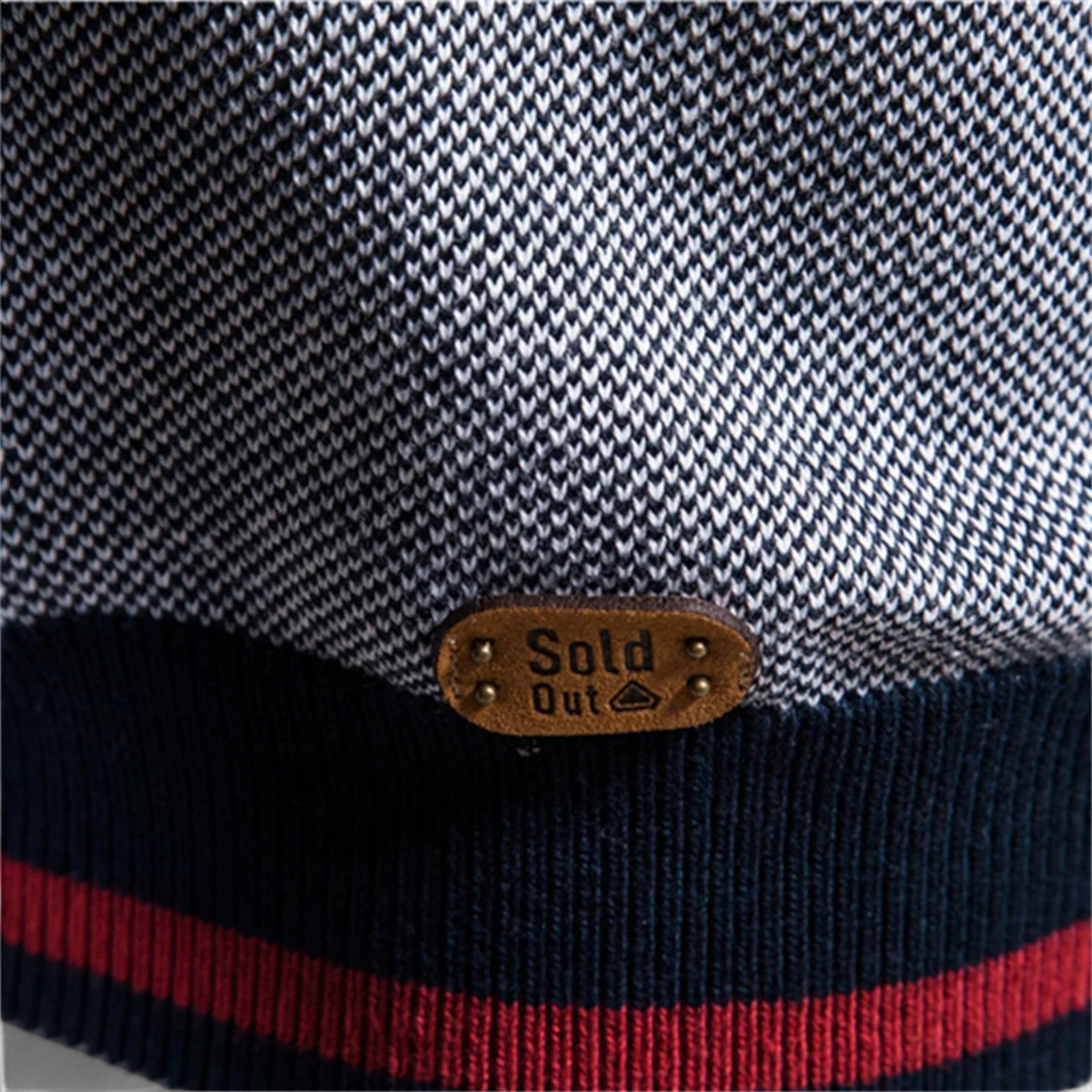 Old Ventuno | Men’s Zipped Sweater – Heritage Cotton Knit