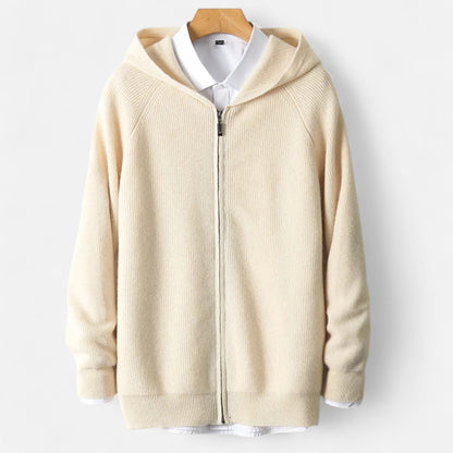 Old Ventuno | Men’s Zipped Hoodie – Heritage Merino Knitwear