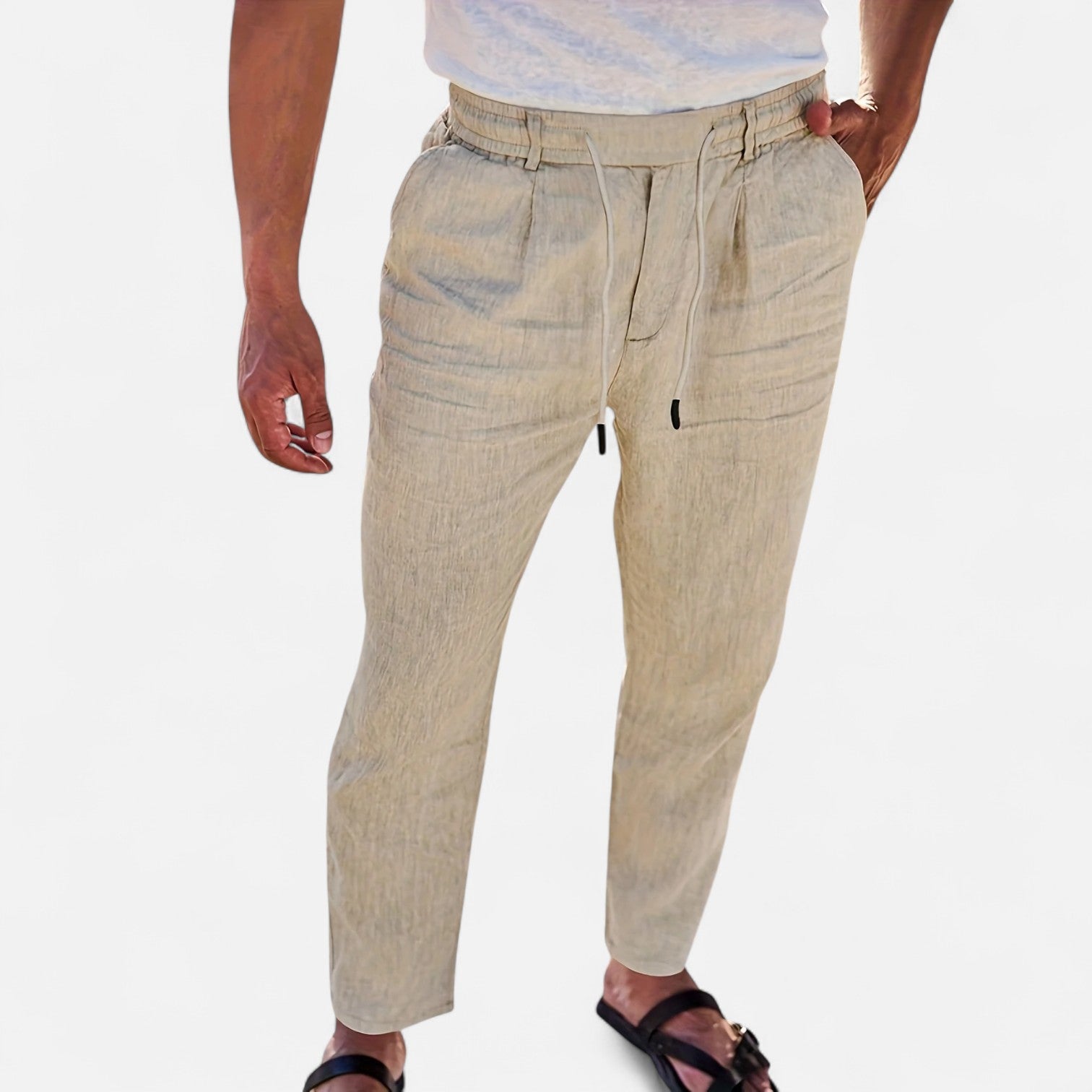 Old Ventuno | Men’s Linen Trousers – Heritage Lightweight Fit