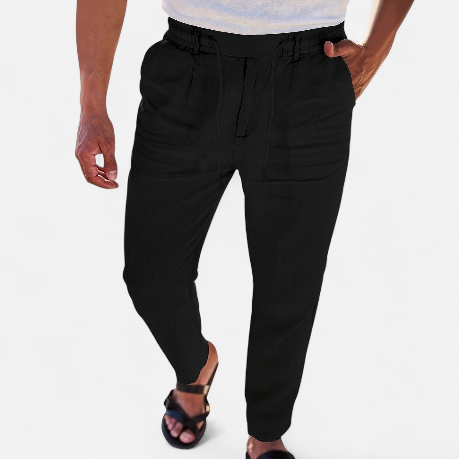 Old Ventuno | Men’s Linen Trousers – Heritage Lightweight Fit