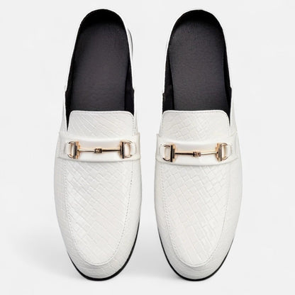 Old Ventuno | Men’s Dress Loafers – Buckled Round Toe Classic