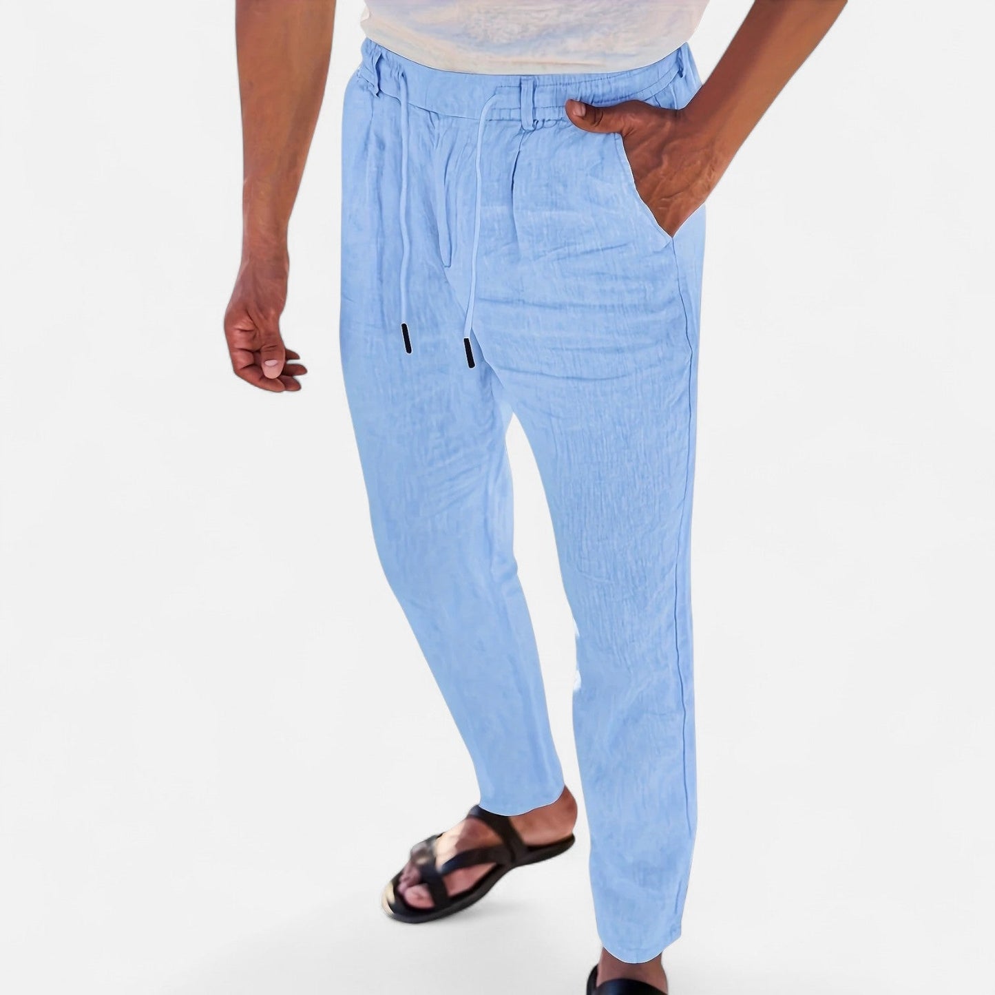 Old Ventuno | Men’s Linen Trousers – Heritage Lightweight Fit