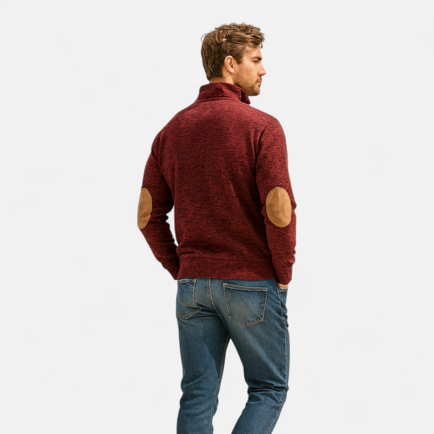 Old Ventuno | Men’s Knitted Sweater – Stand Collar Heritage Style