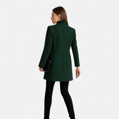 Old Ventuno | Women’s Long Coat – Refined Raglan Sleeve Design